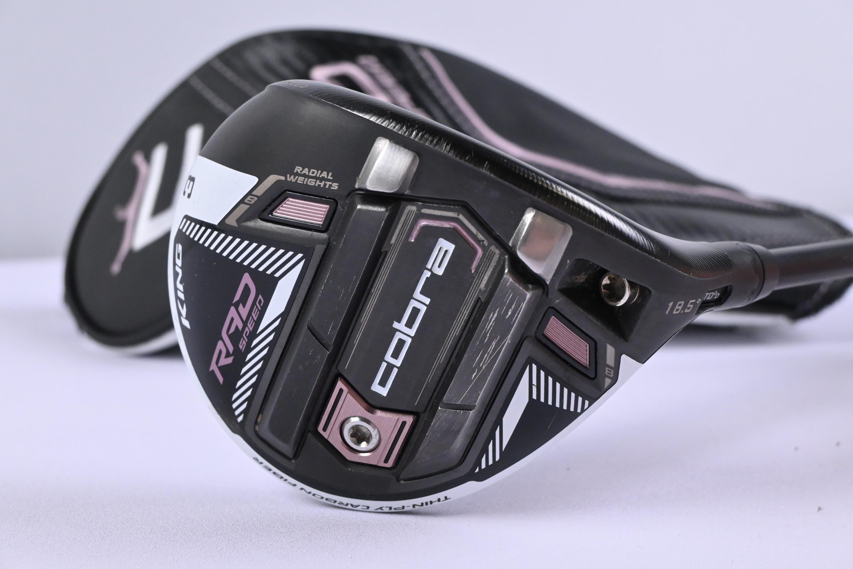 Ladies Cobra King Radspeed #3 Wood / 18.5 Degree / Ladies Flex Helium 4 Shaft