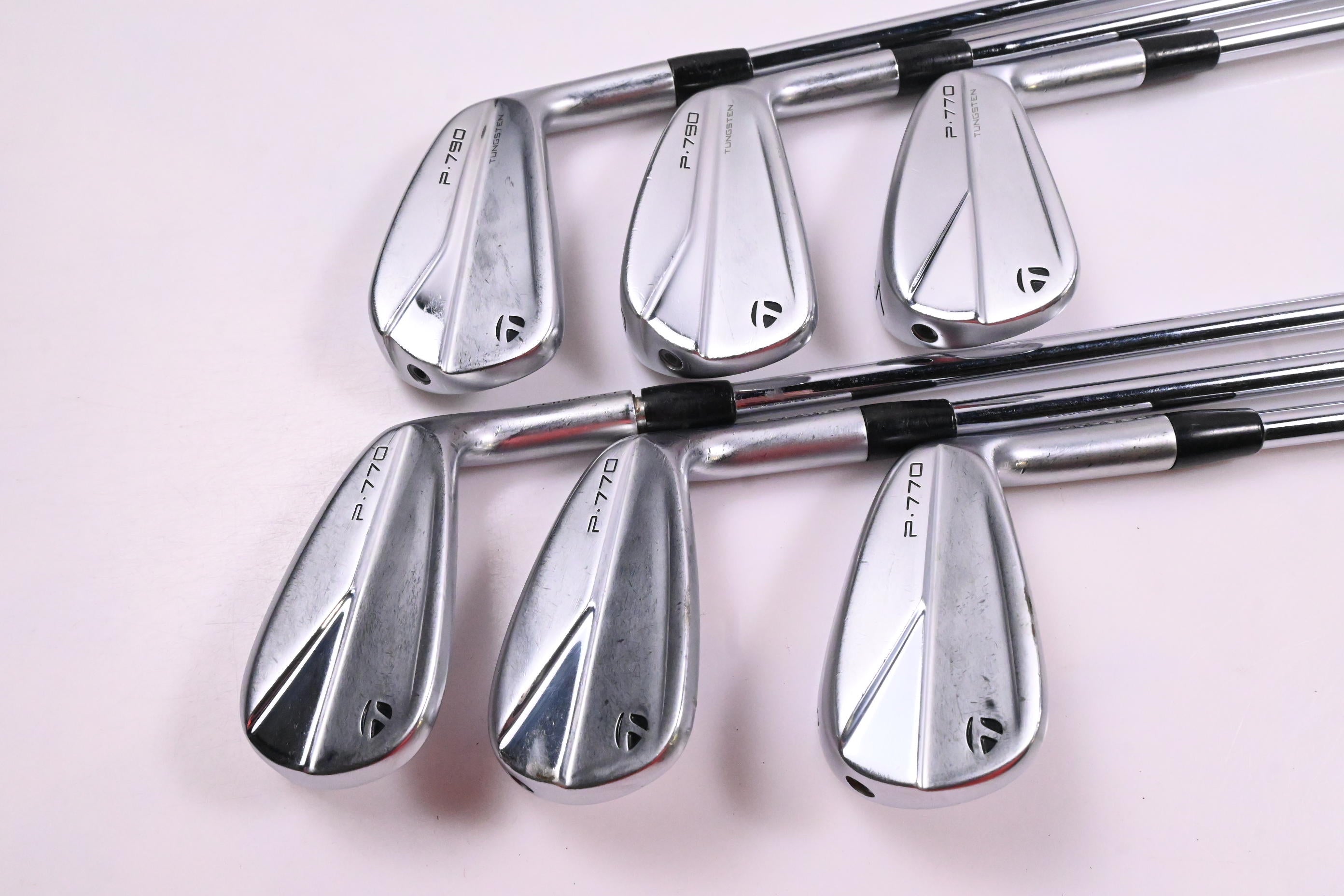 Taylormade P770 2023 Irons / 5-PW / Regular Flex Rifle Frequency Matched Shafts