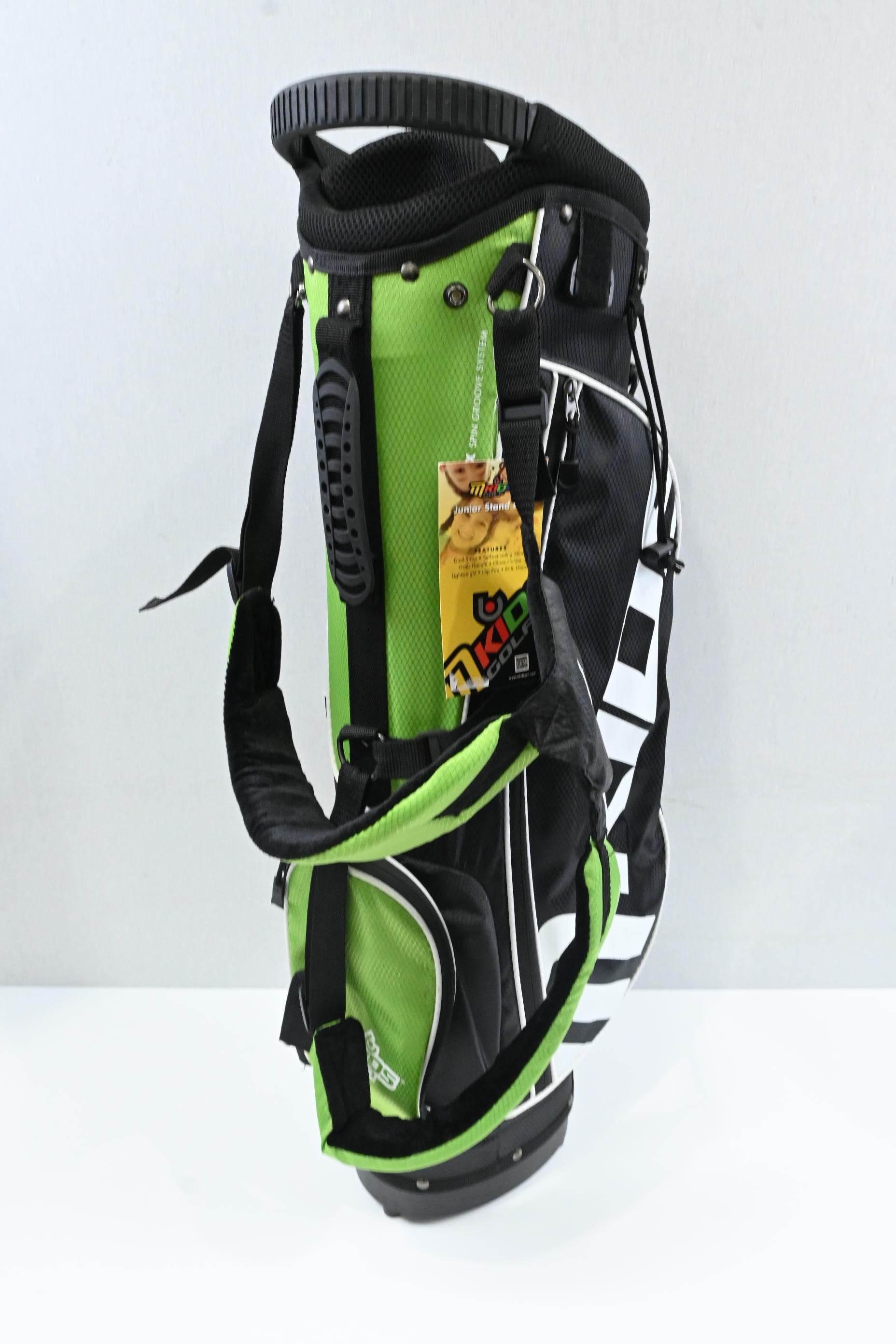 Masters Junior Stand Bag / 4-Way Divider / Black, Green