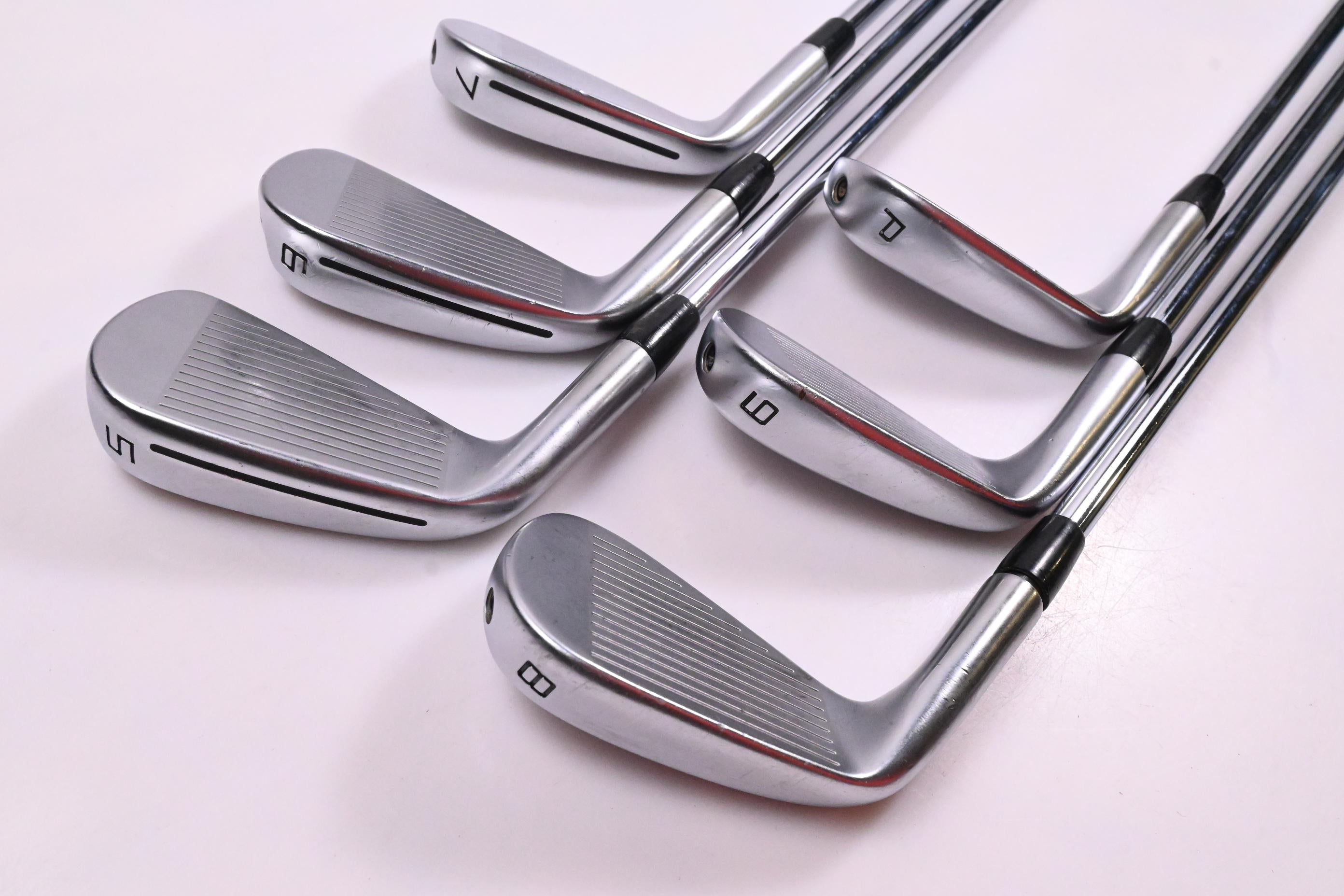 Taylormade P770 2023 Irons / 5-PW / Regular Flex Rifle Frequency Matched Shafts
