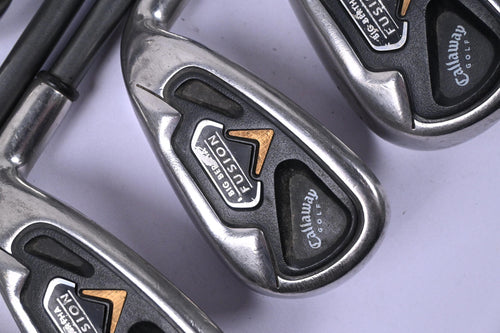Callaway Big Bertha Fusion Irons / 5-PW+SW / Regular Flex RCH System 75 Shafts