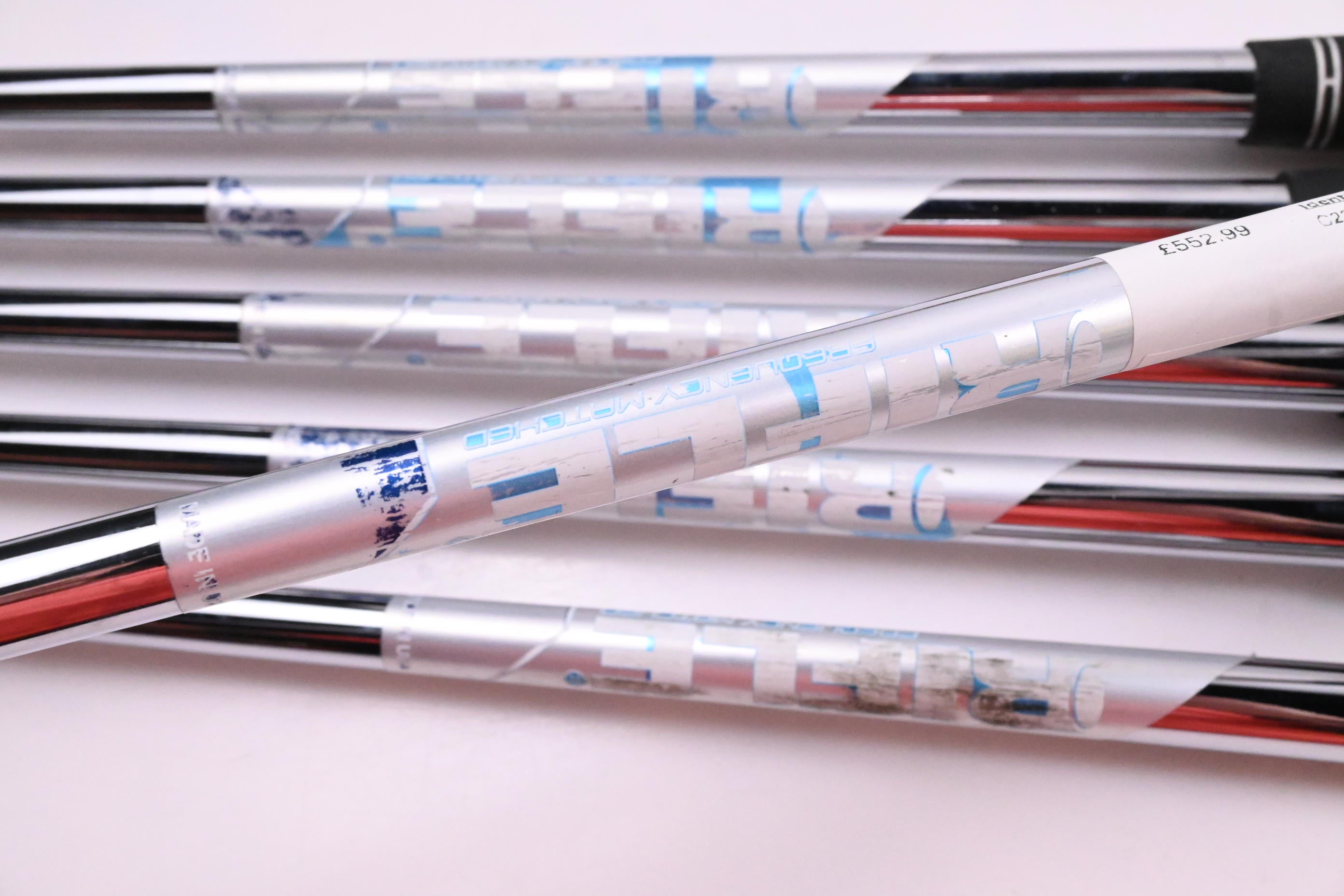 Taylormade P770 2023 Irons / 5-PW / Regular Flex Rifle Frequency Matched Shafts