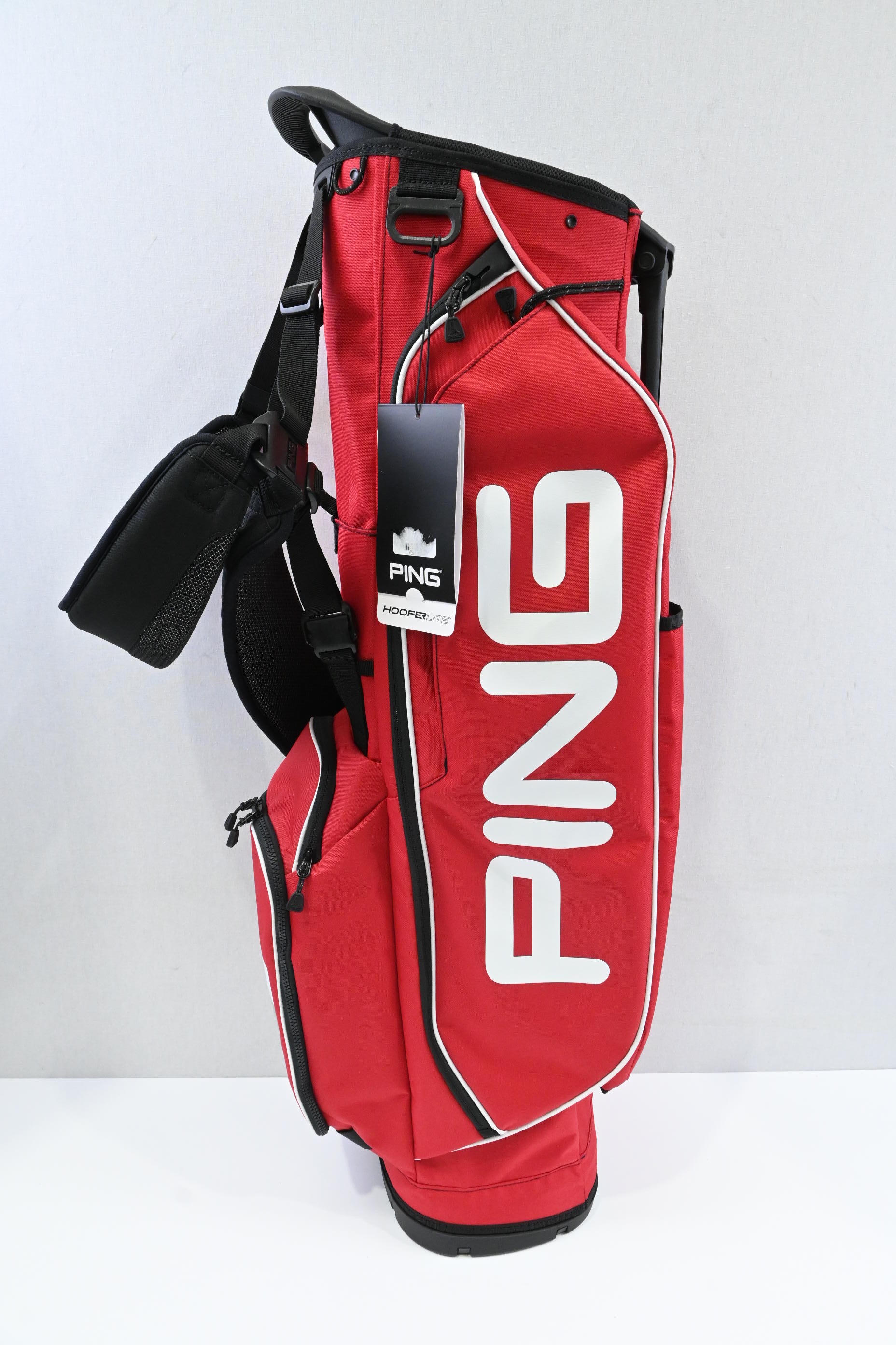 Ping Hoofer Lite Stand Bag / 4-Way Divider / Red
