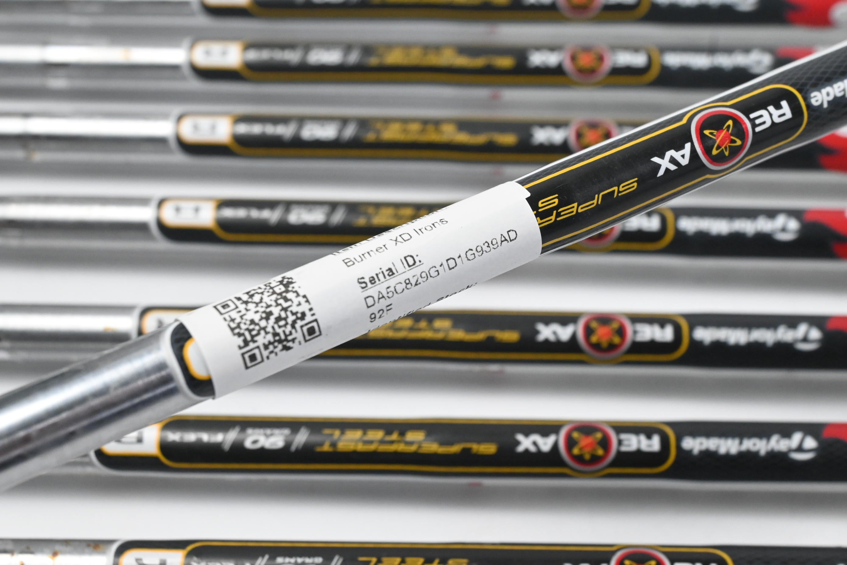 Taylormade Burner XD Irons / 4-PW / Regular Flex Reax 90 Shafts
