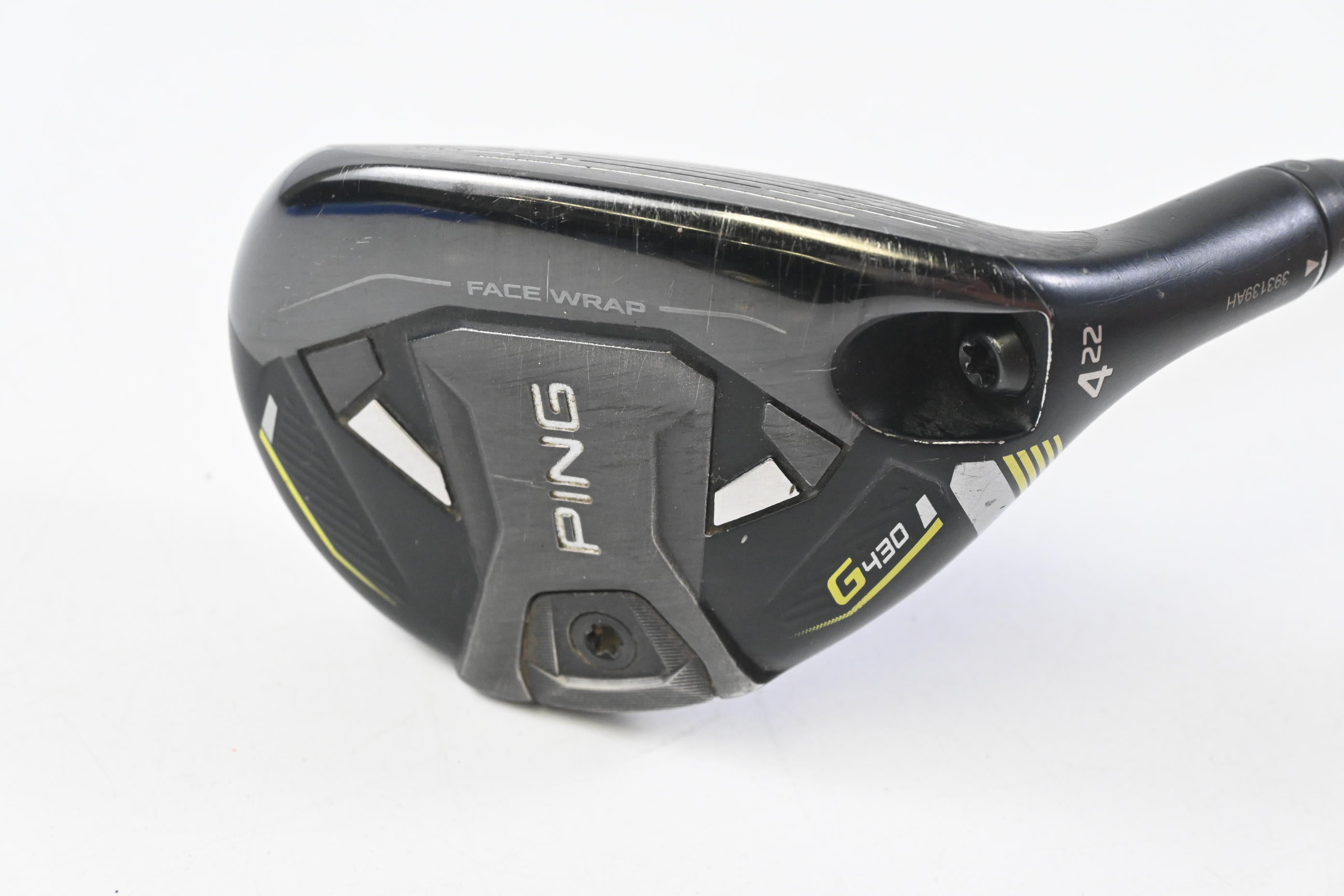Ping G430 #4 Hybrid / 22 Degree / Stiff Flex Ping Alta CB Black 70 Shaft