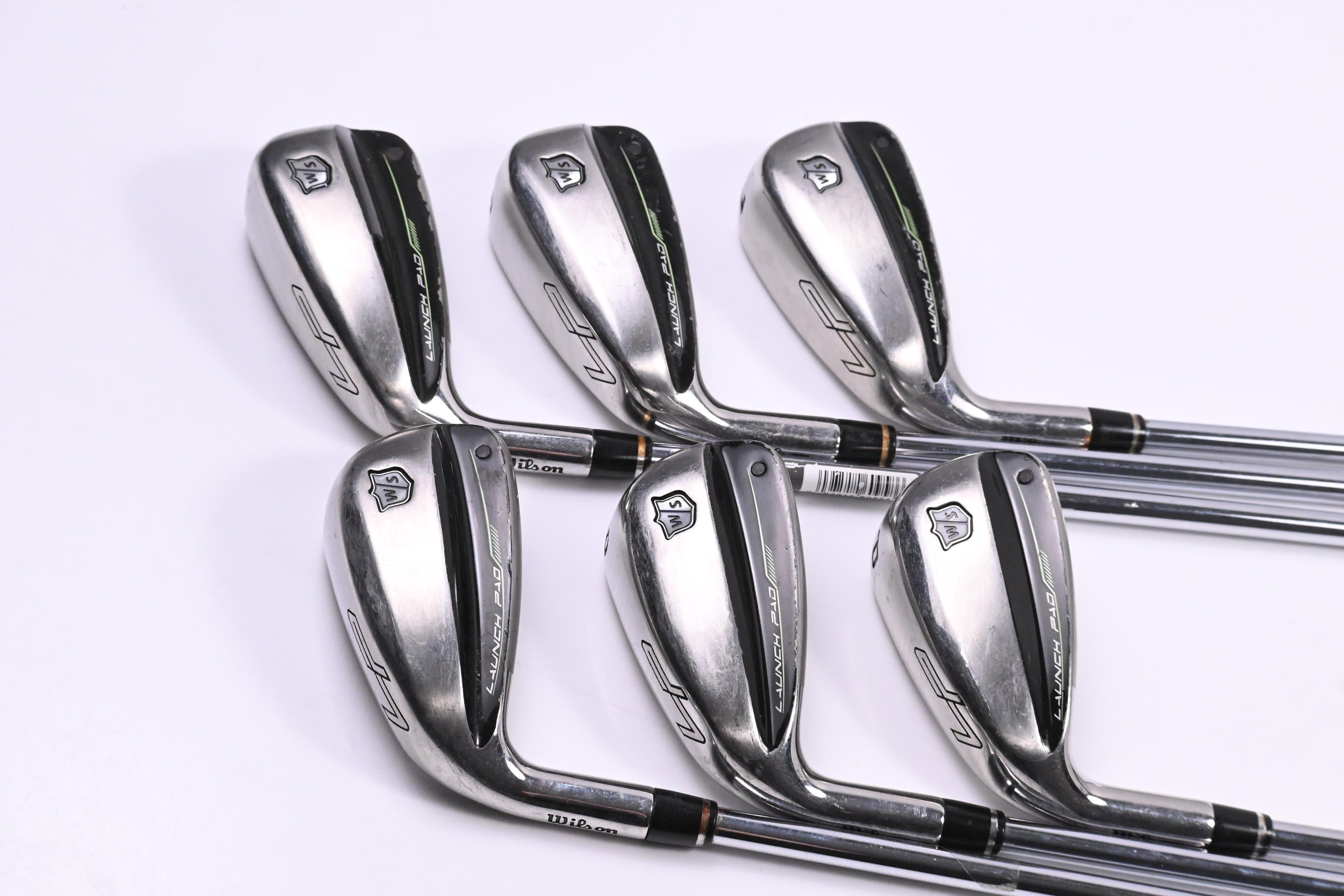 Left Hand Wilson Launch Pad 2022 Irons / 5-PW / Regular Flex KBS Max Ultralite