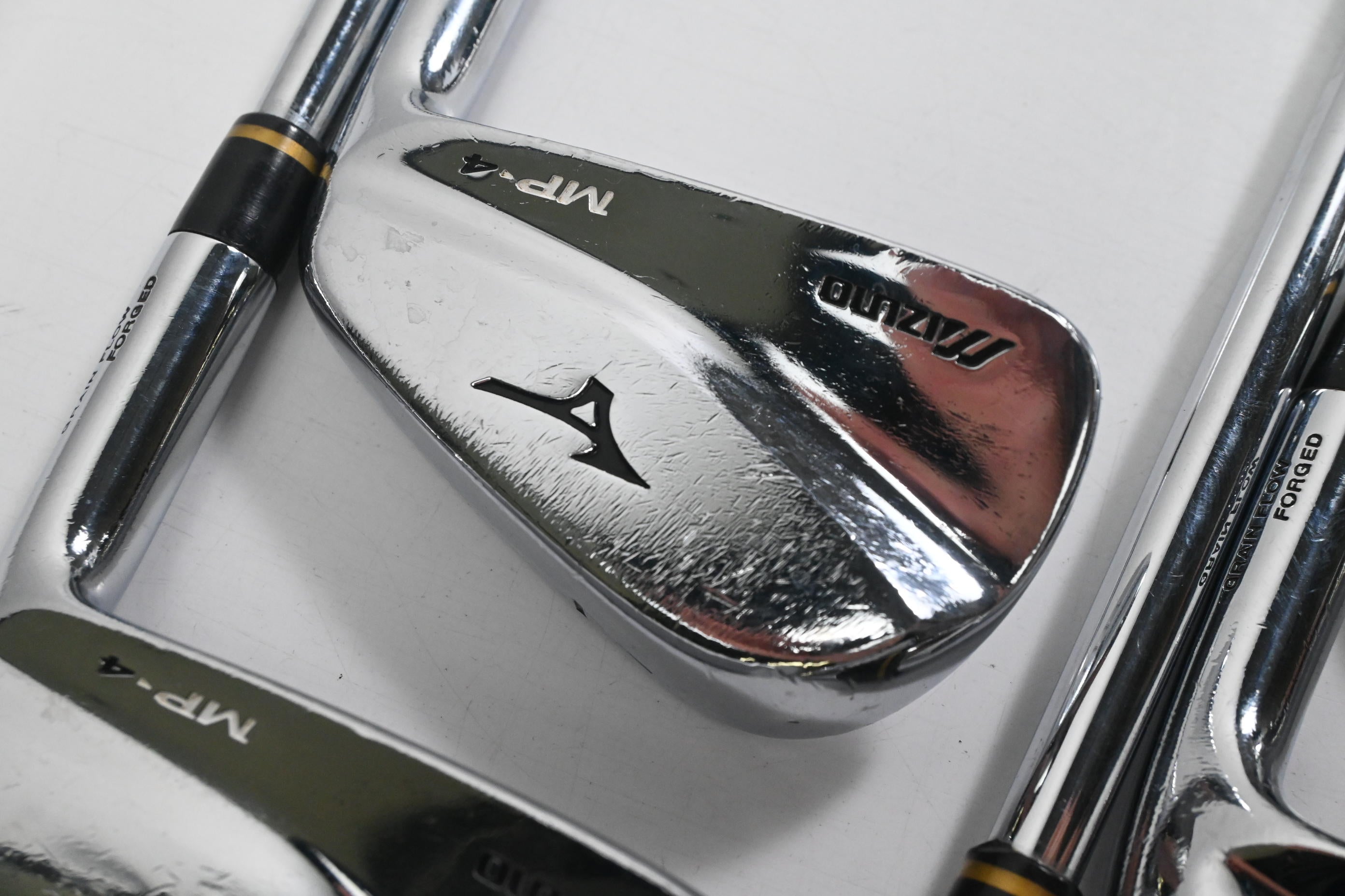 Mizuno MP-4 Irons / 6-PW / Stiff Flex KBS Tour Shafts