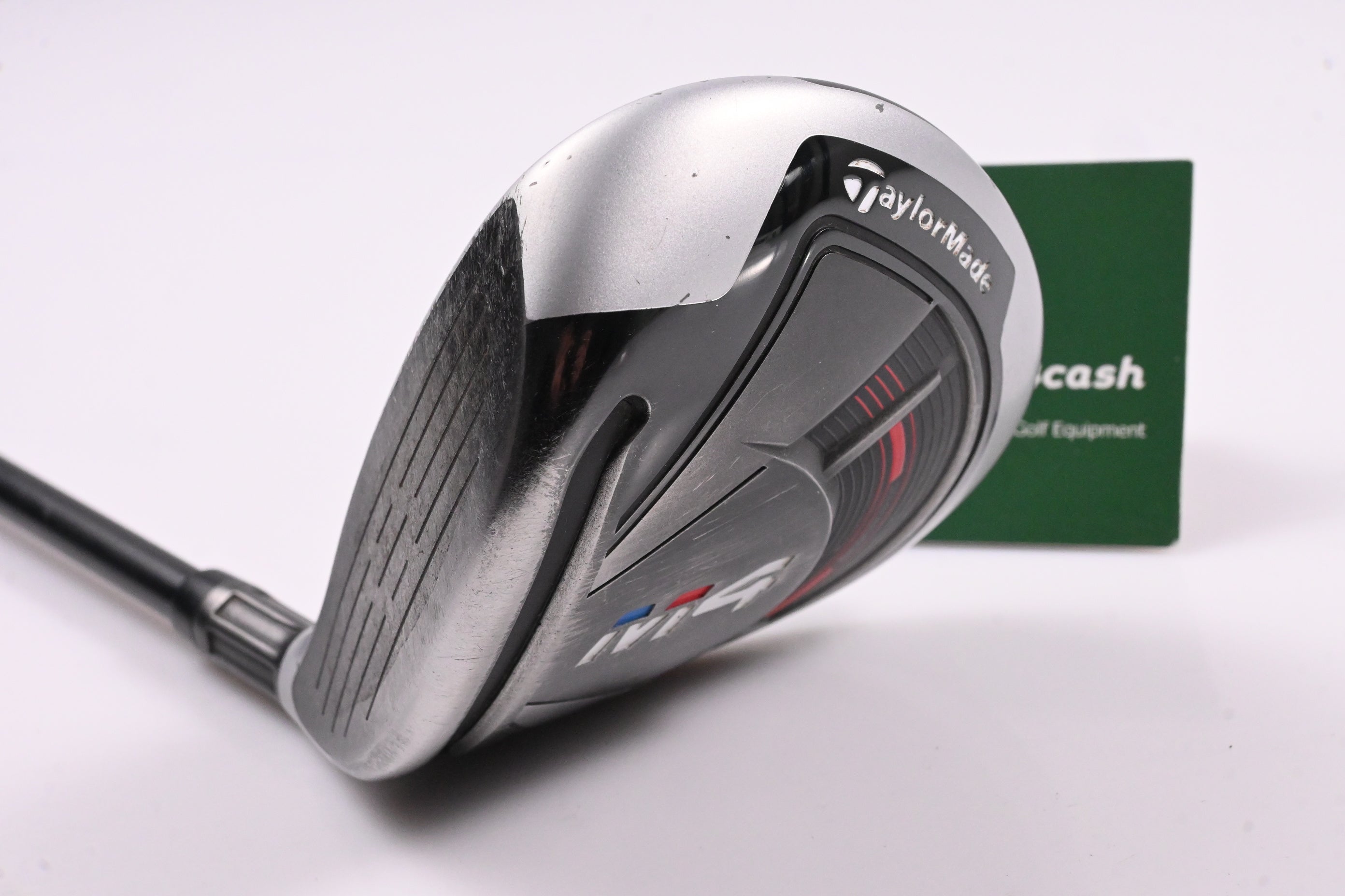 Left Hand Taylormade M4 #3 Wood / 16.5 Degree / Regular Flex Atmos Red 5 Shaft