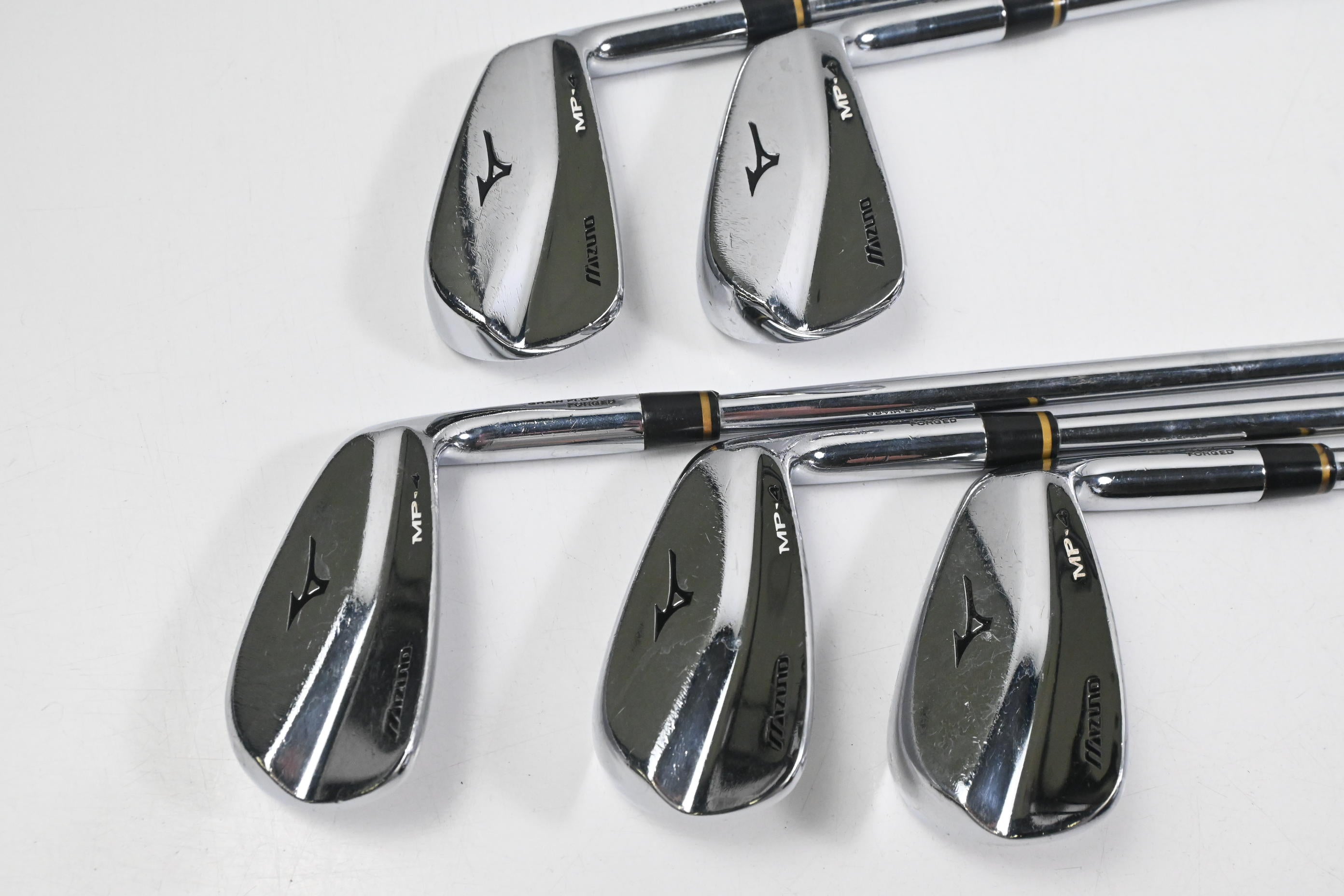 Mizuno MP-4 Irons / 6-PW / Stiff Flex KBS Tour Shafts