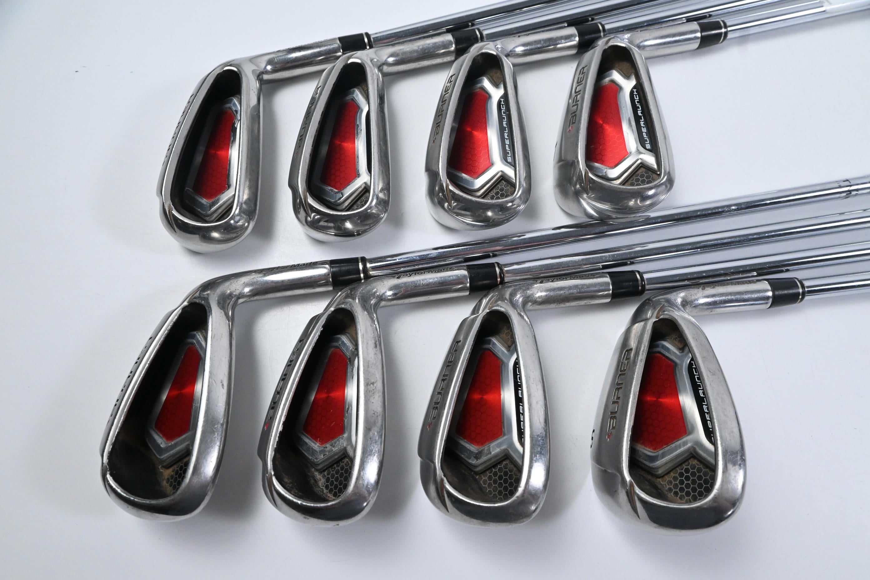 Taylormade Burner Superlaunch Irons / 4-PW+SW / Regular Flex Burner 85 Shafts