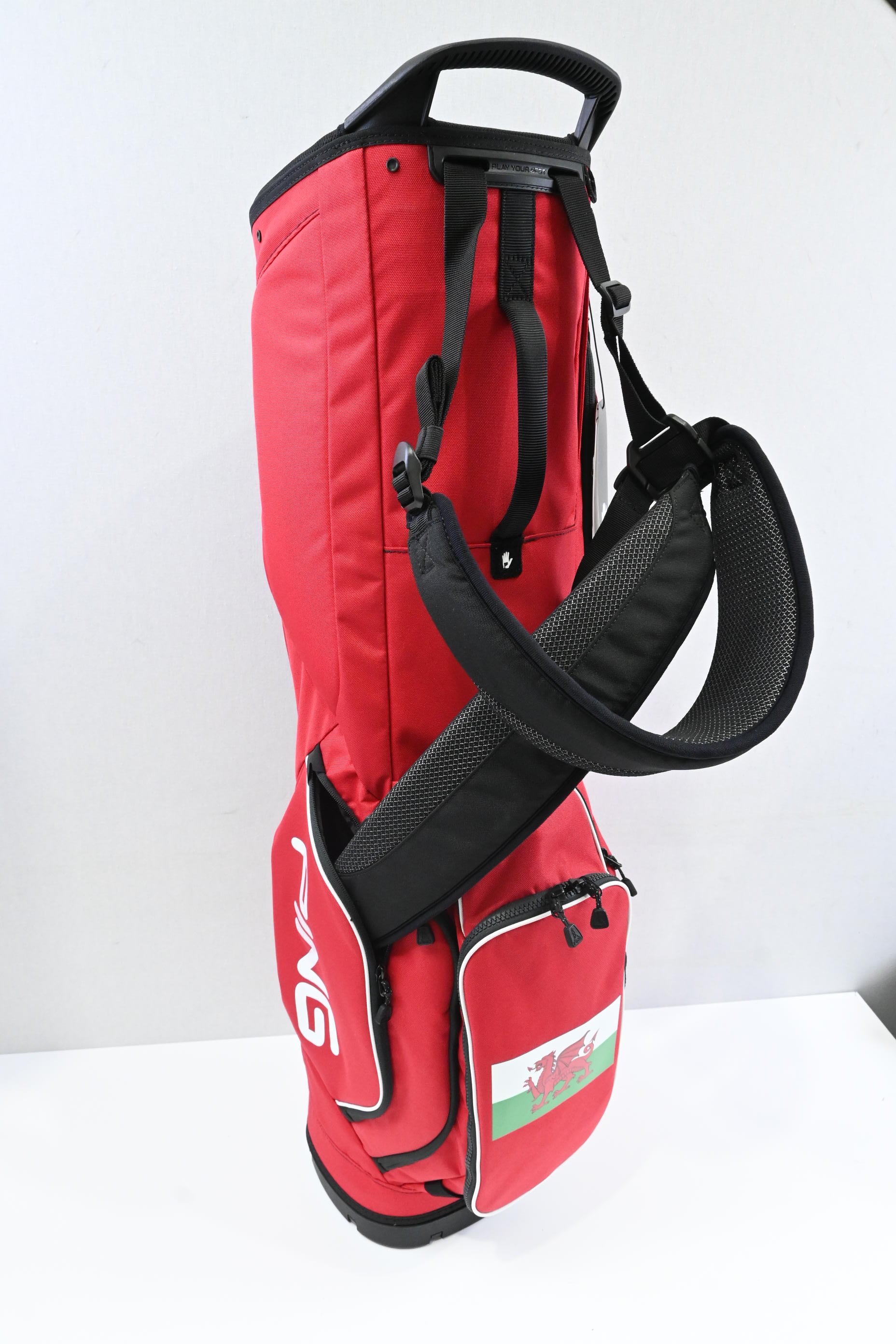 Ping Hoofer Lite Stand Bag / 4-Way Divider / Red