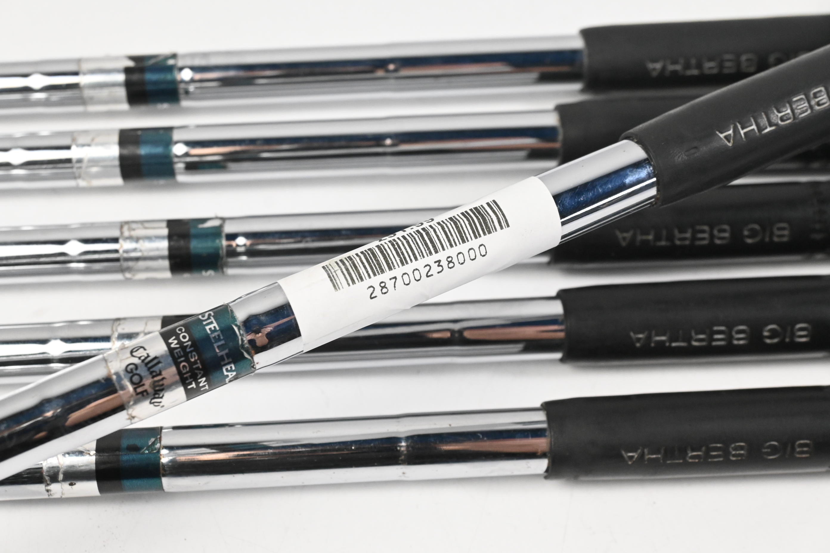 Left Hand Callaway X-14 Irons / 4-9i / Regular Flex Callaway Steelhead Shafts