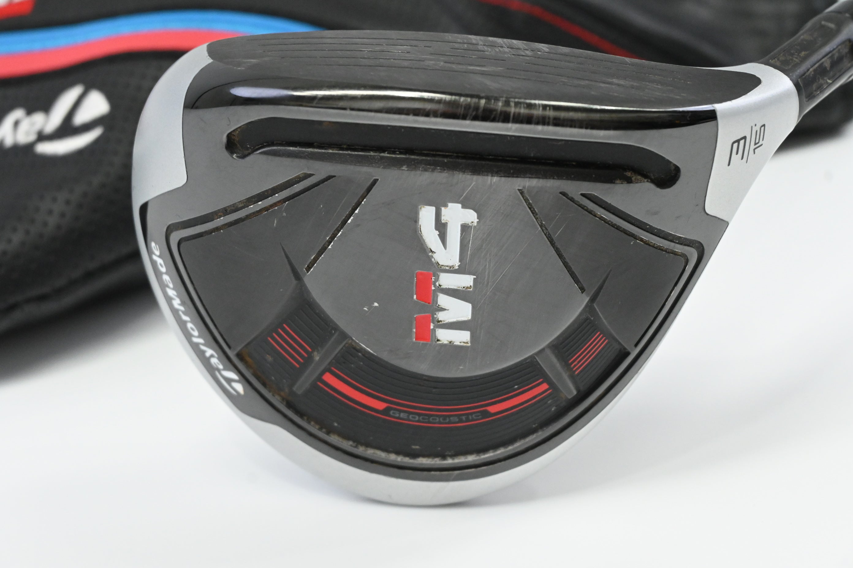 Taylormade M4 #3 Wood / 15 Degree / Stiff Flex Fujikura Atmos Red 6 Shaft