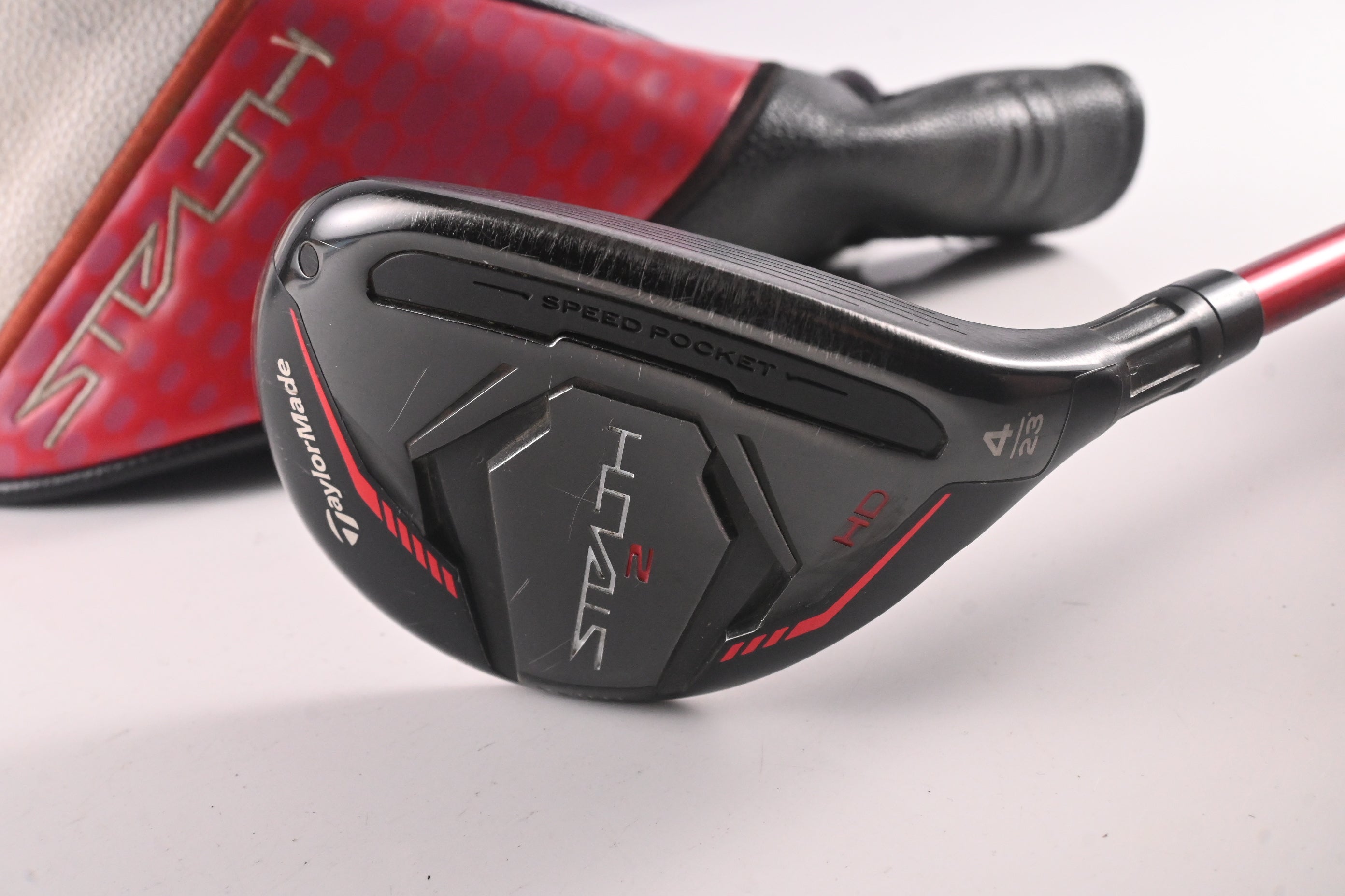 Taylormade Stealth 2 HD #4 Hybrid / 23 Degree / Regular Flex Speeder NX Red 50