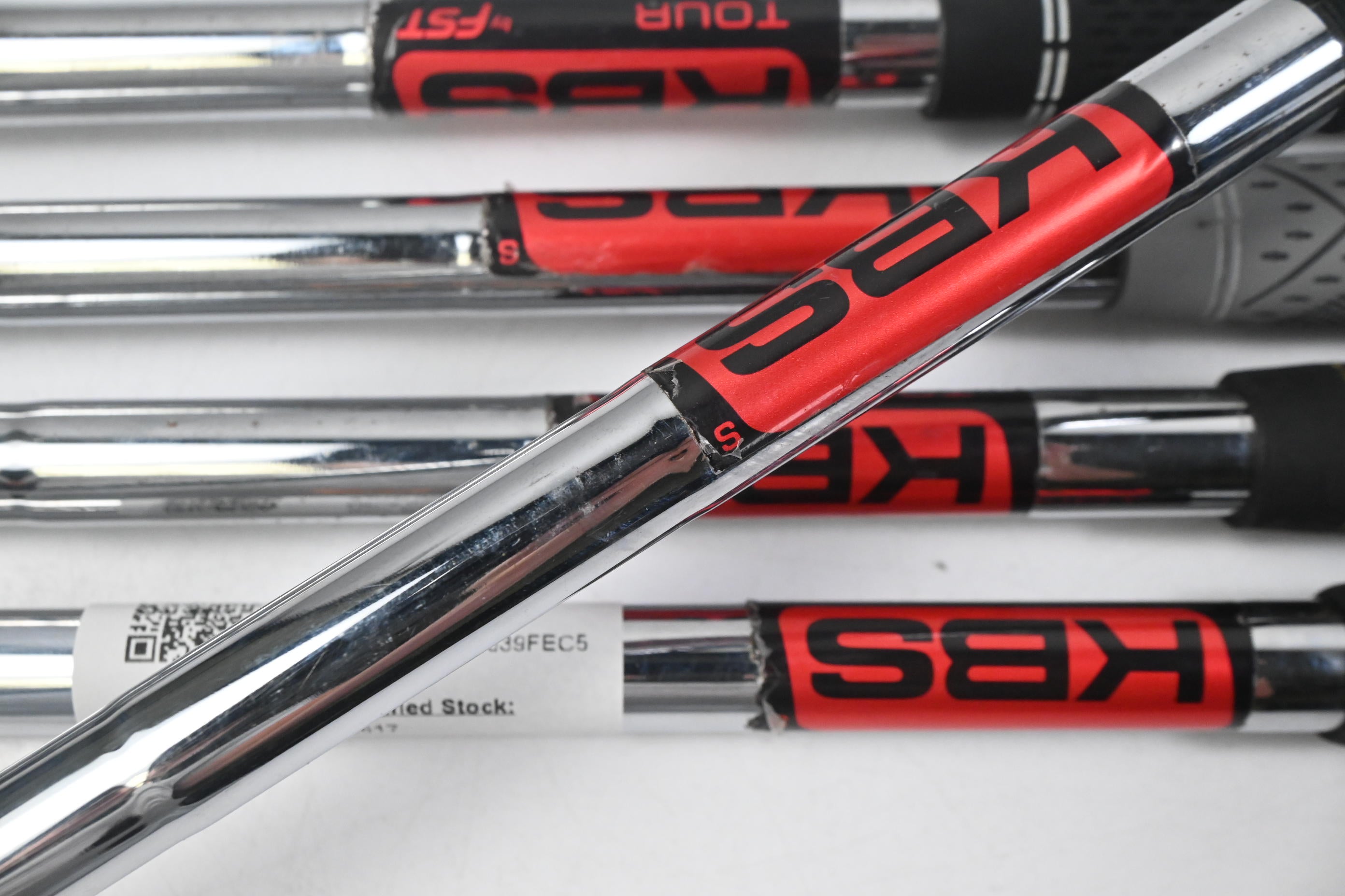 Mizuno MP-4 Irons / 6-PW / Stiff Flex KBS Tour Shafts