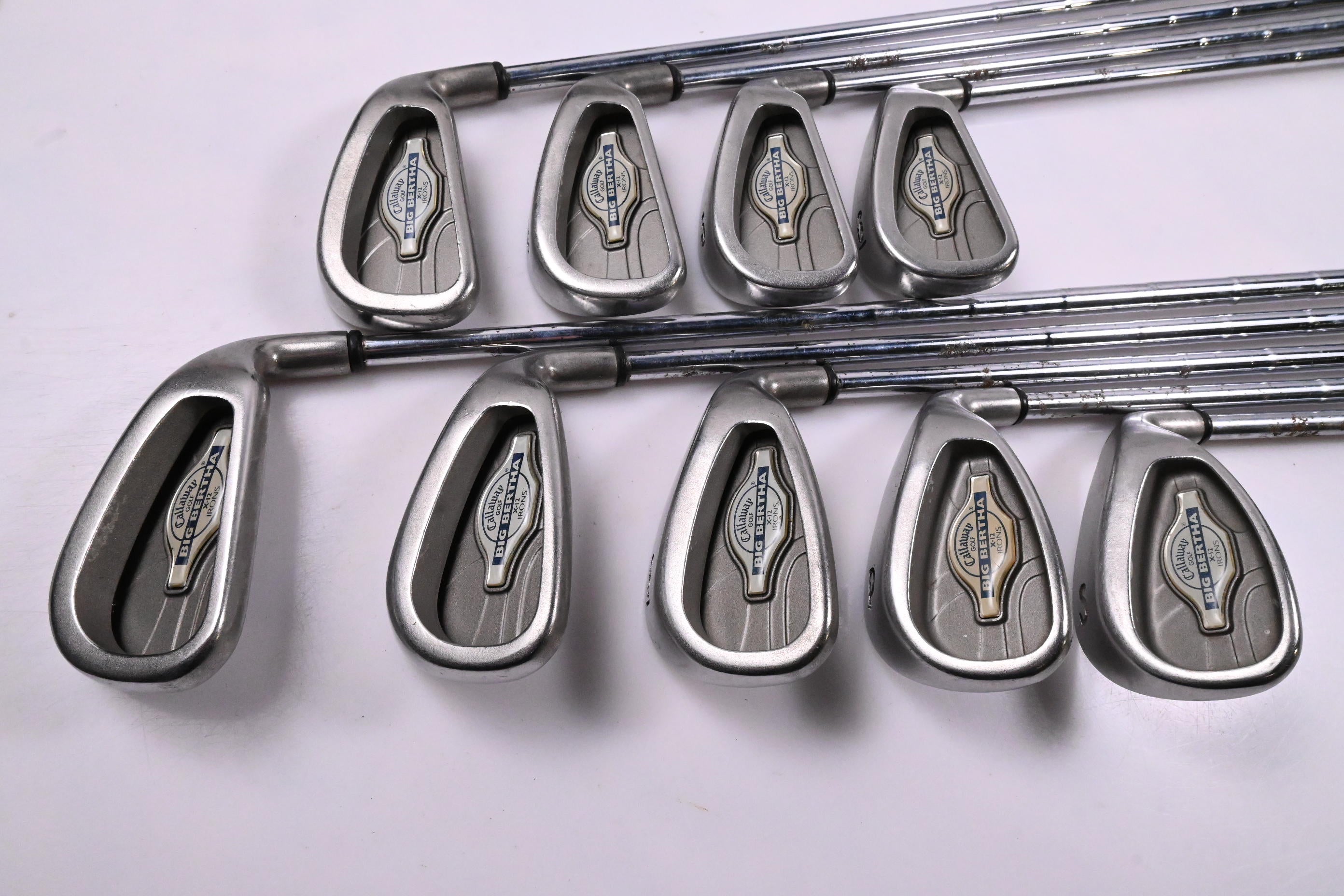 Callaway X-12 Irons / 3-PW+SW / UniFlex Memphis "10" 98 Shafts