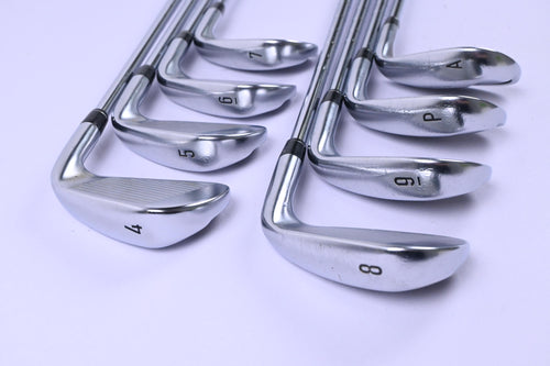 Left Hand Callaway Apex 19 Irons / 4-PW+GW / Stiff Flex KBS Tour 120 Shafts