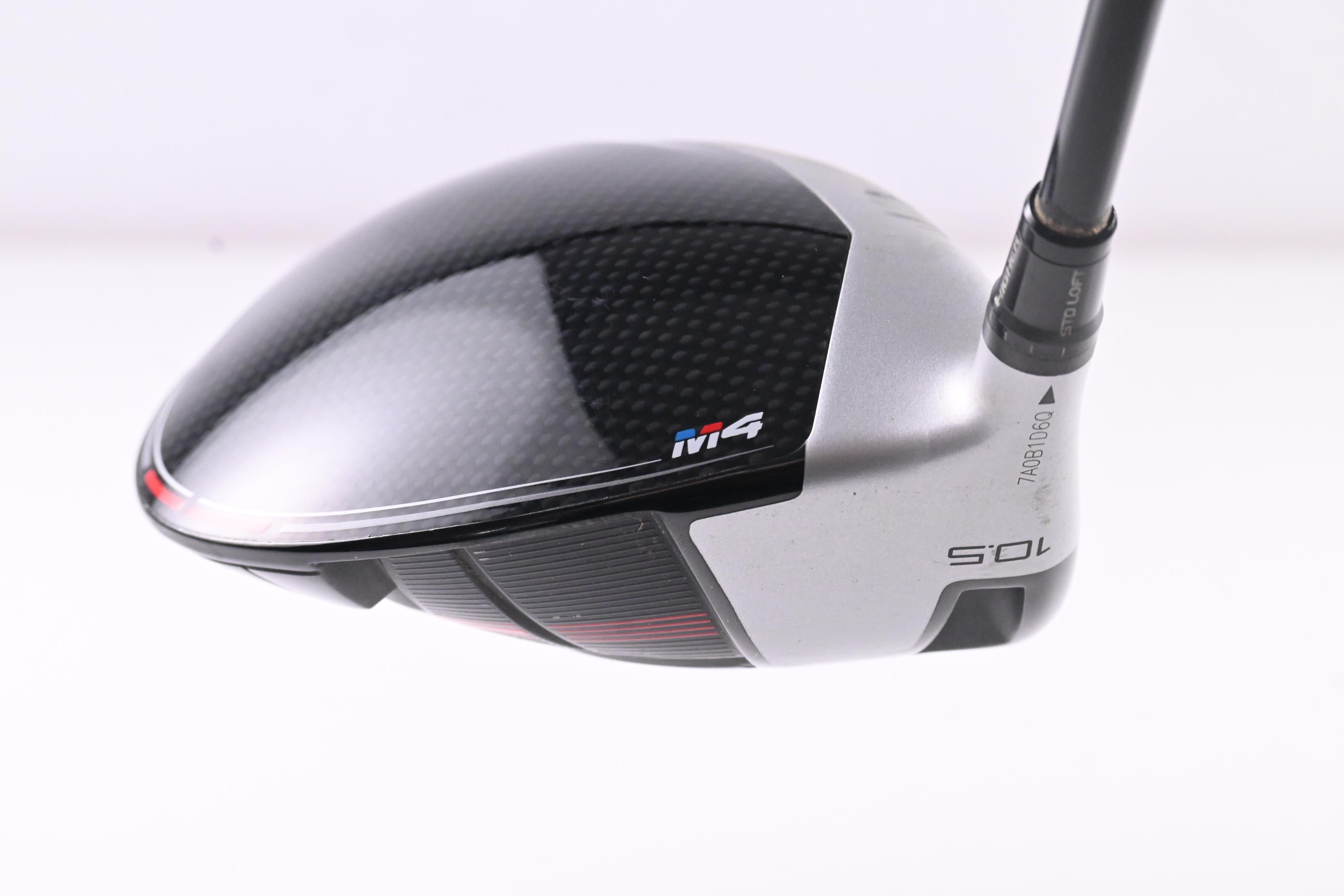 Left Hand Taylormade M4 Driver / 10.5 Degree / Regular Flex Atmos Red 5 Shaft