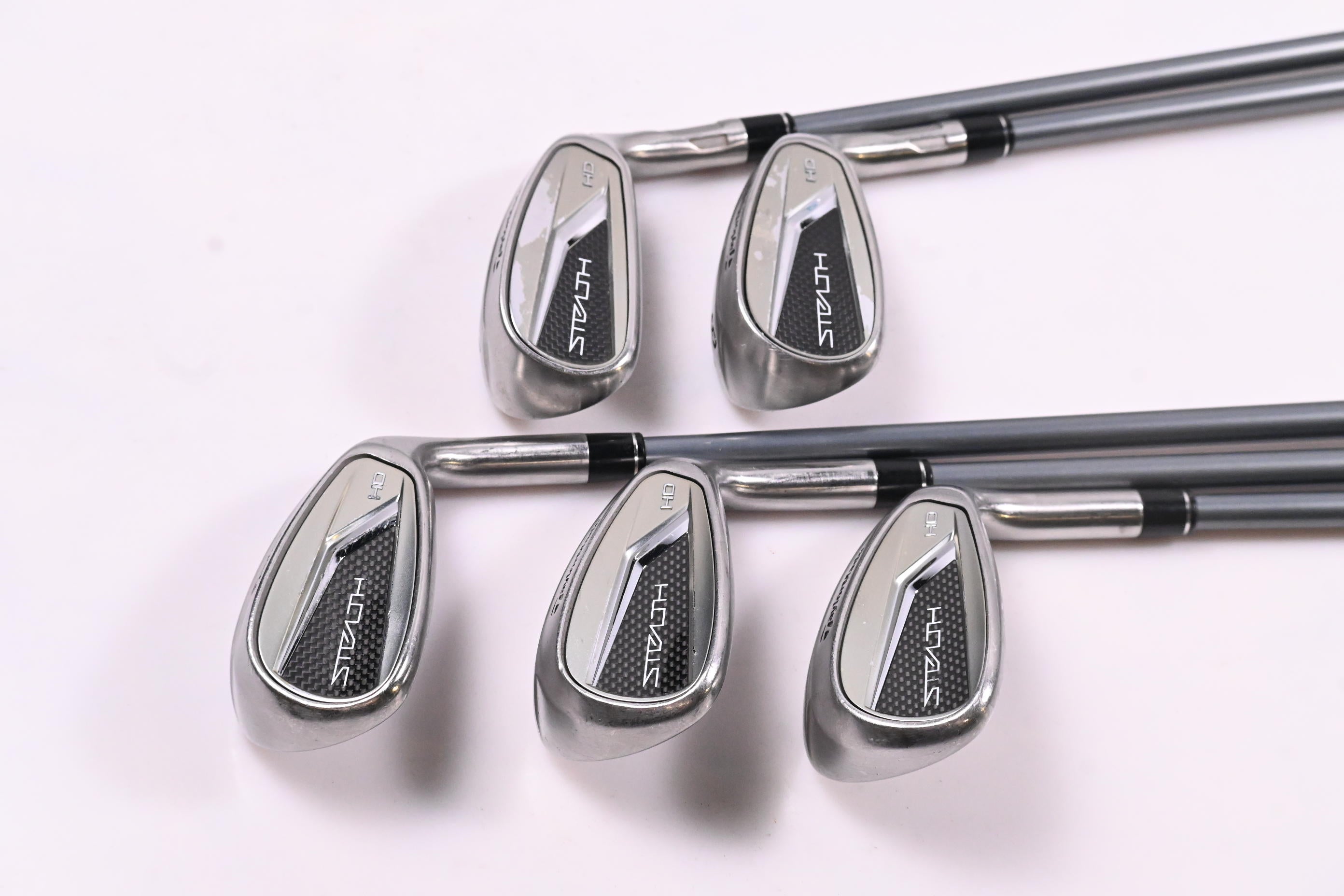 Taylormade Stealth HD Irons / 7-PW+GW / Senior Flex Fujikura Speeder NX 50