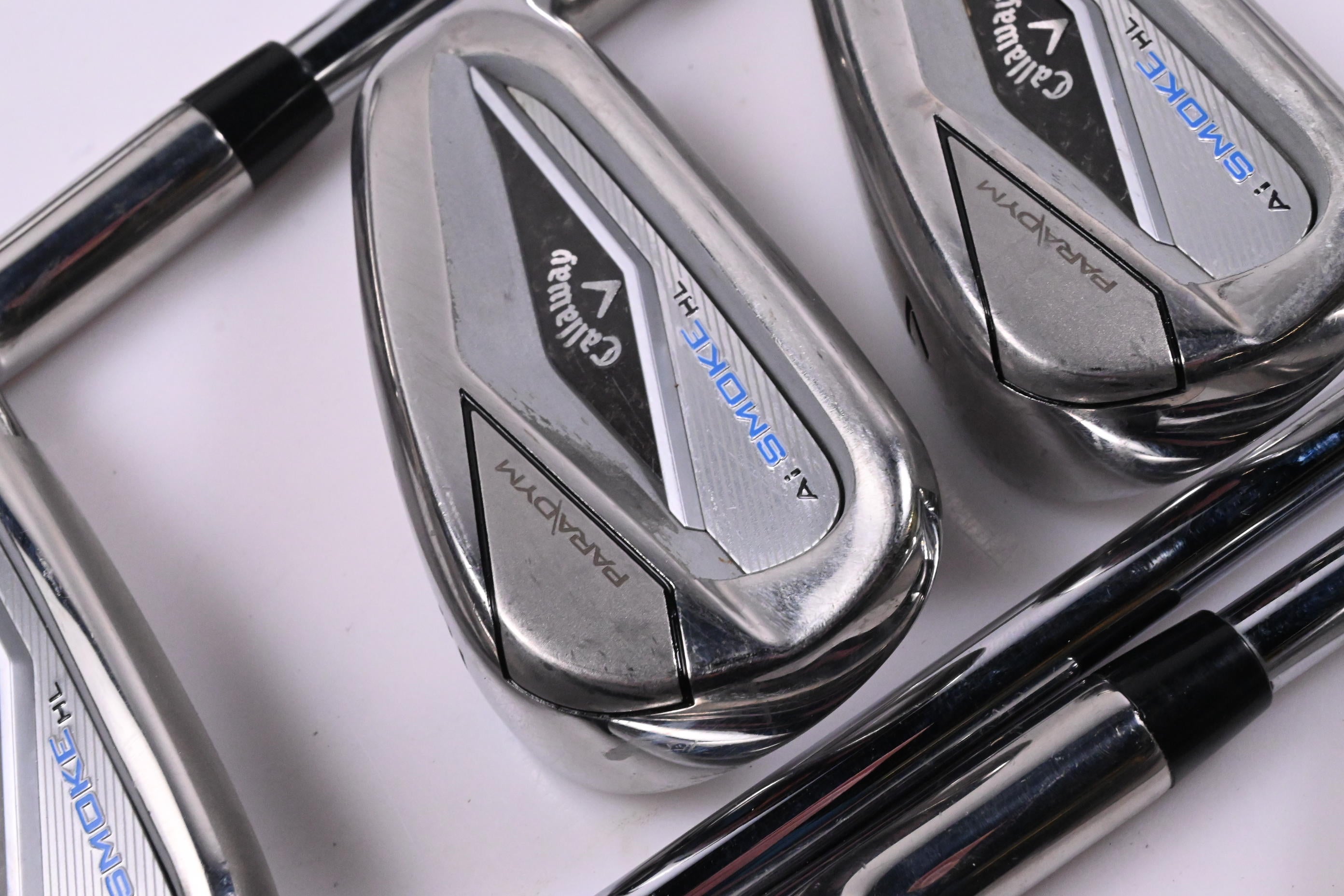 Callaway Paradym Ai Smoke HL Irons / 5-PW / Regular Flex Elevate MPH 85 Shafts