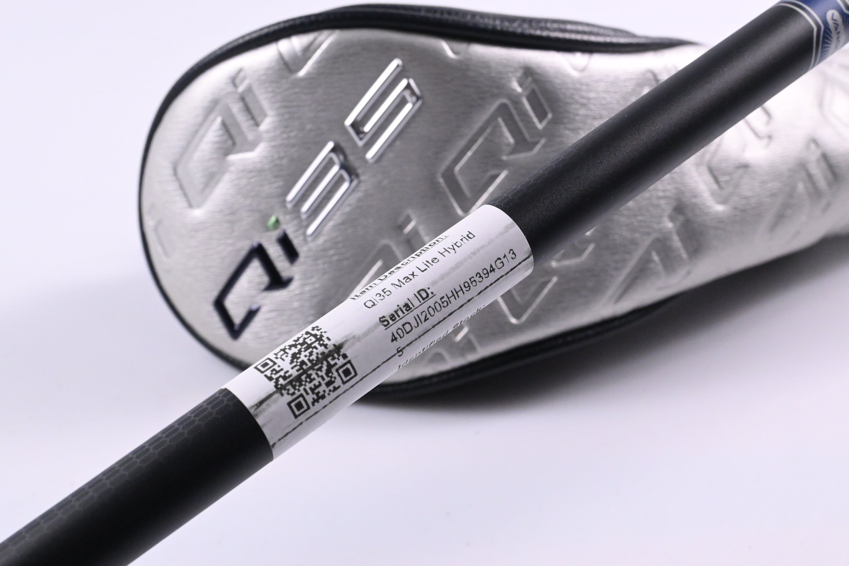 Taylormade Qi35 Max Lite #5 Hybrid / 27 Degree / Senior Flex Vanquish Blue 5