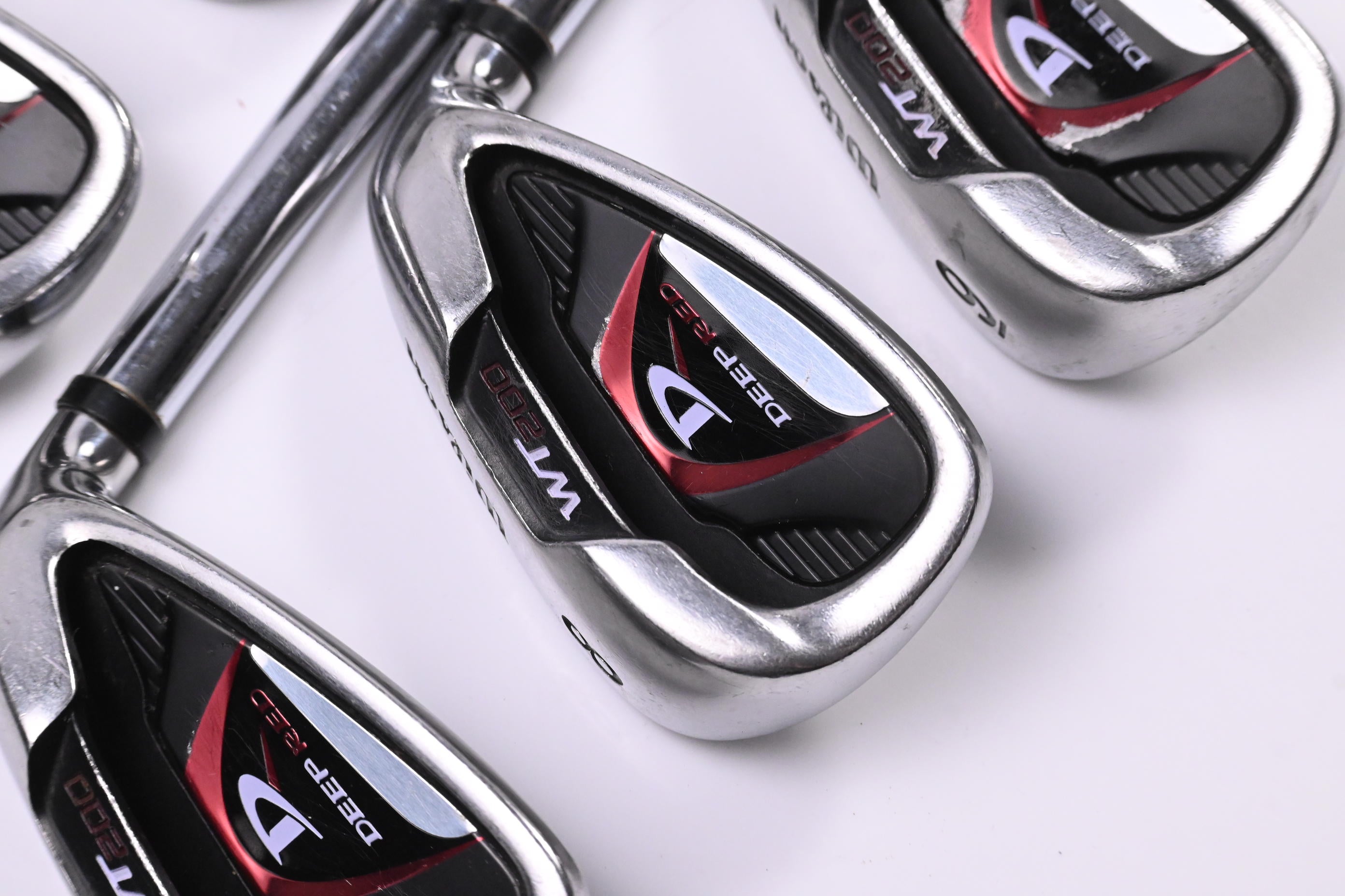 Wilson Deep Red WT Irons / 5-9I / Stiff Flex Wilson Wide Tip Shafts