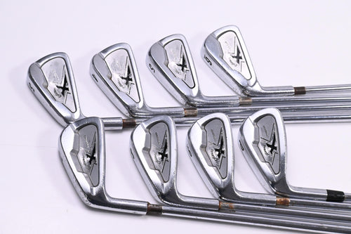 Left Hand Callaway X-Forged 2007 Irons / 3-PW / Stiff Flex Project X Rifle