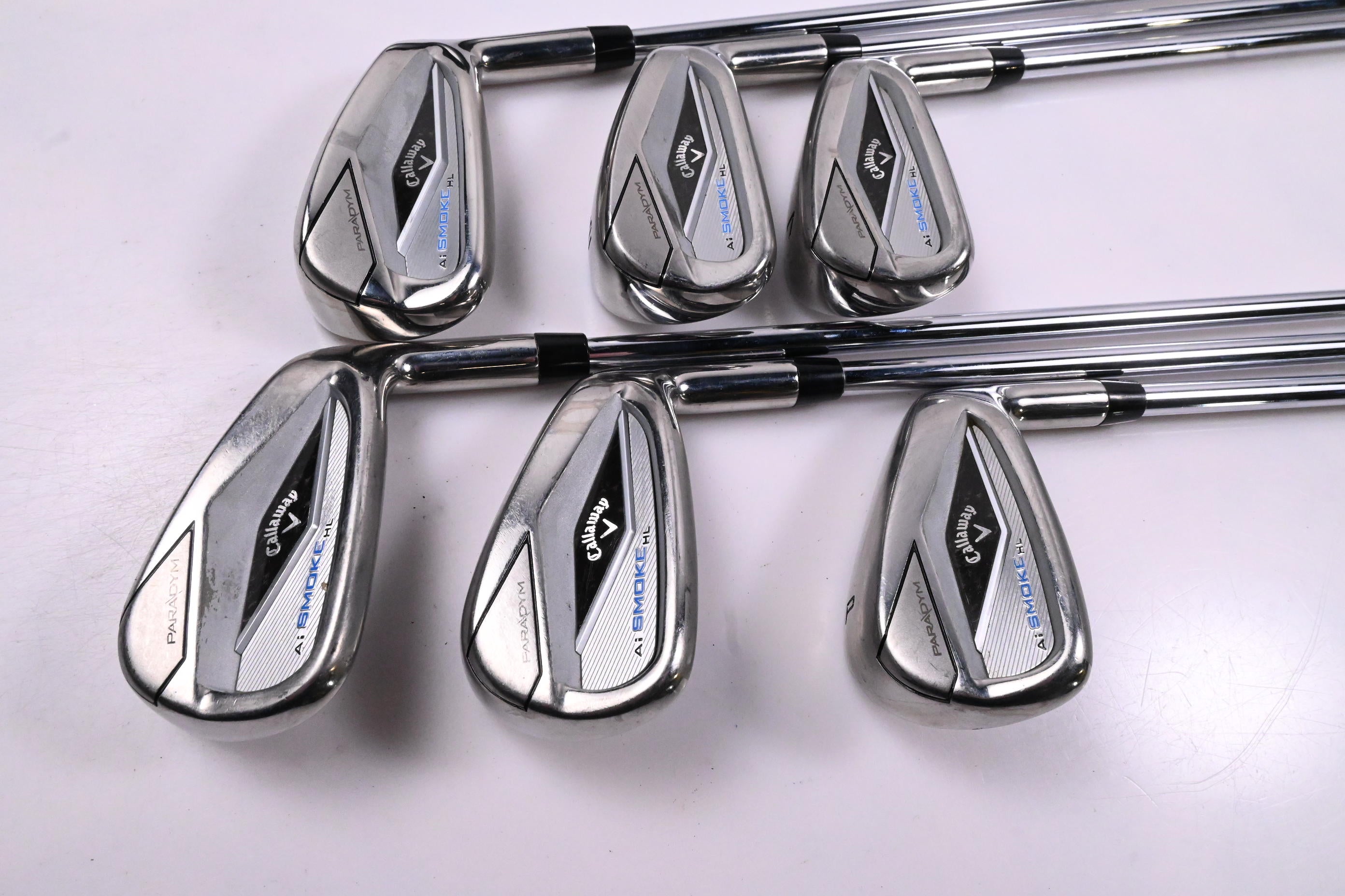 Callaway Paradym Ai Smoke HL Irons / 5-PW / Regular Flex Elevate MPH 85 Shafts