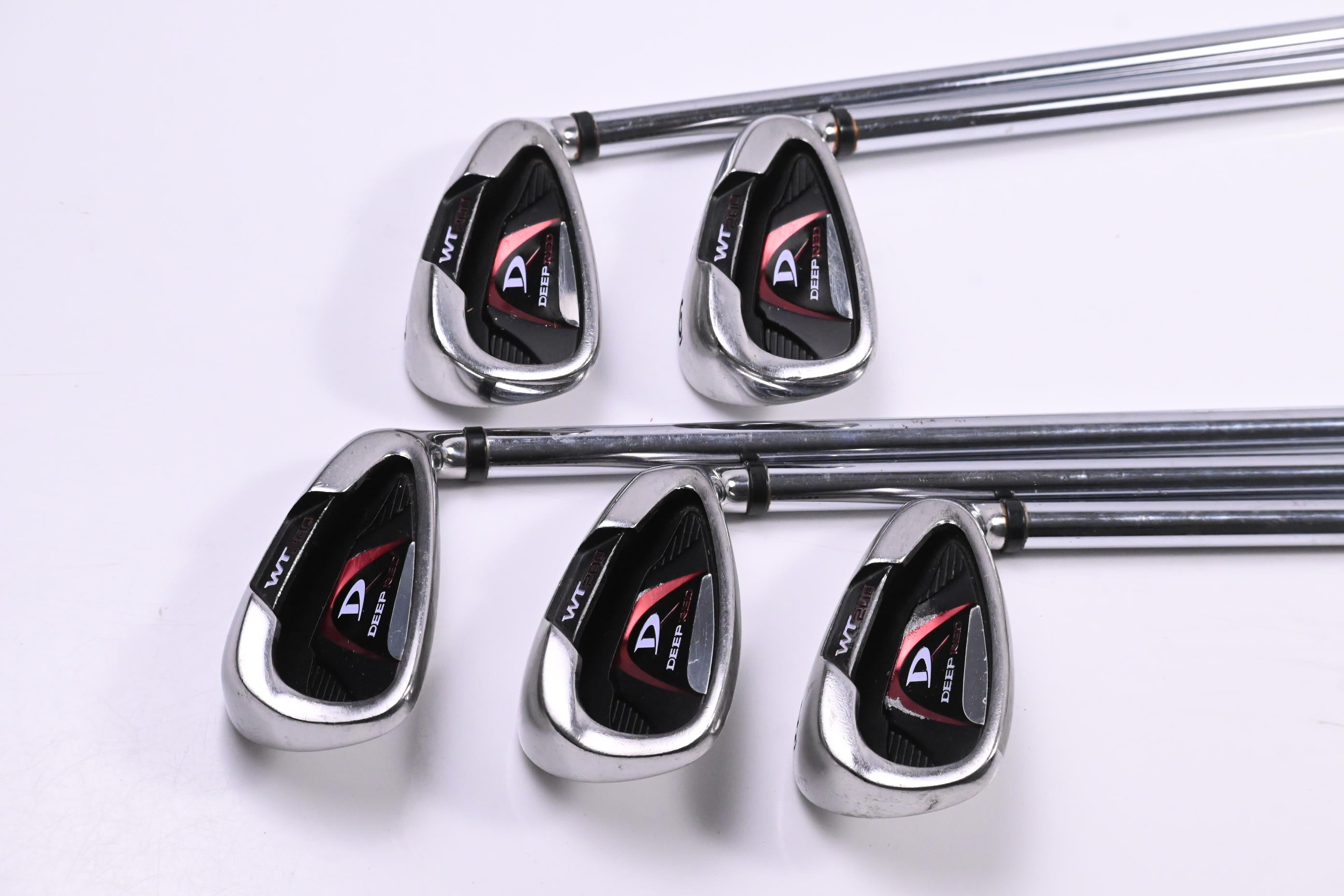 Wilson Deep Red WT Irons / 5-9I / Stiff Flex Wilson Wide Tip Shafts