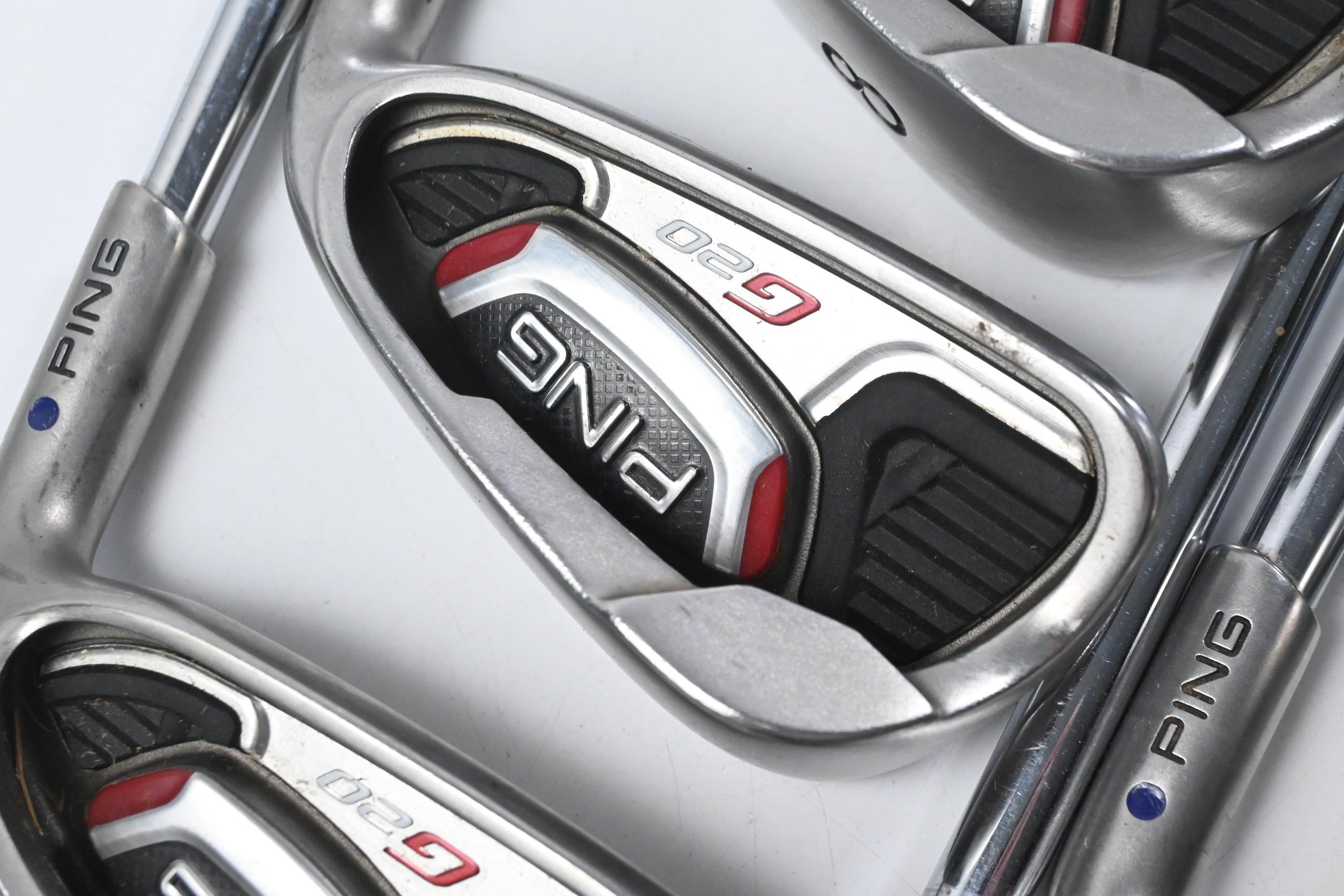 Ping G20 Irons / 6-PW+SW+LW / Black Dot / Senior Flex Ping CFS Shafts