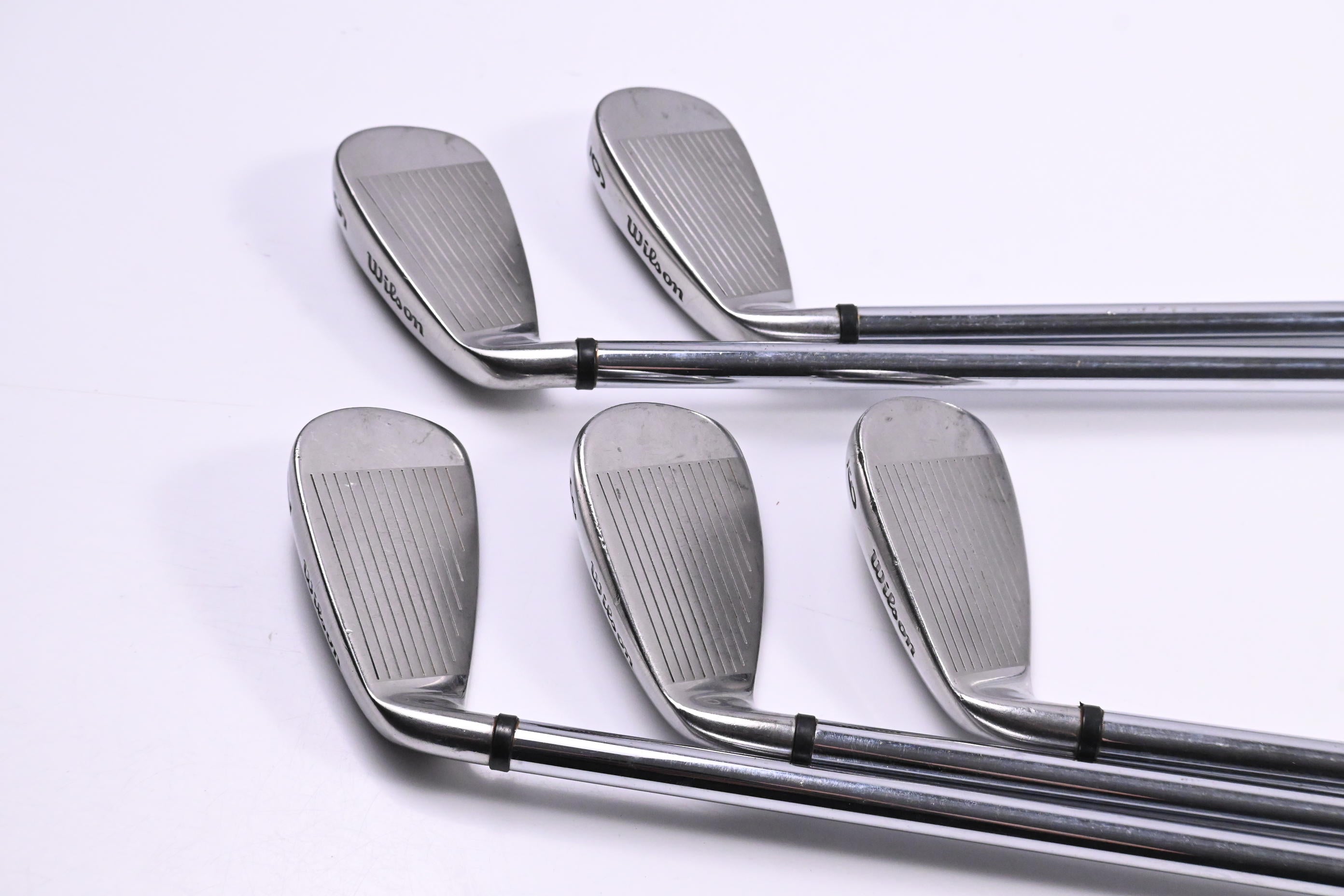 Wilson Deep Red WT Irons / 5-9I / Stiff Flex Wilson Wide Tip Shafts