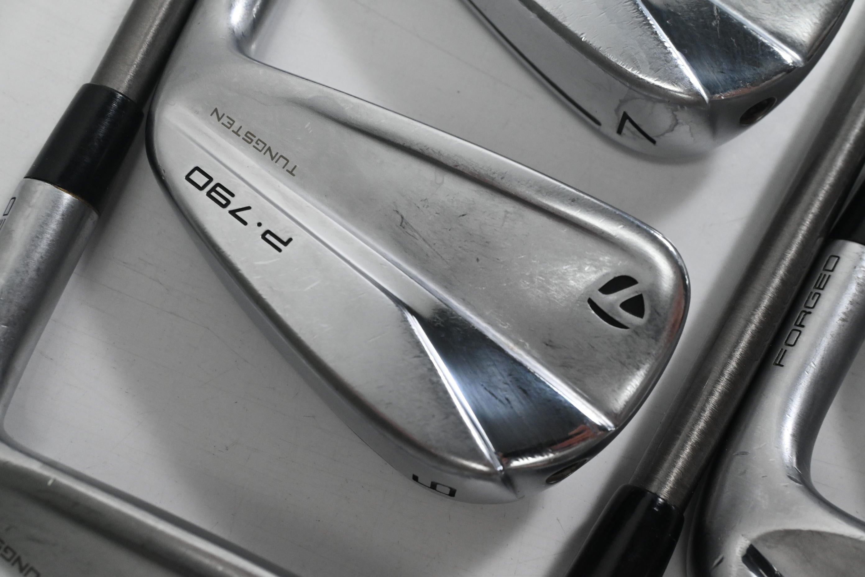 Taylormade P790 2021 Irons / 5-PW / Stiff Flex Aerotech Steelfiber i70 CW Shafts