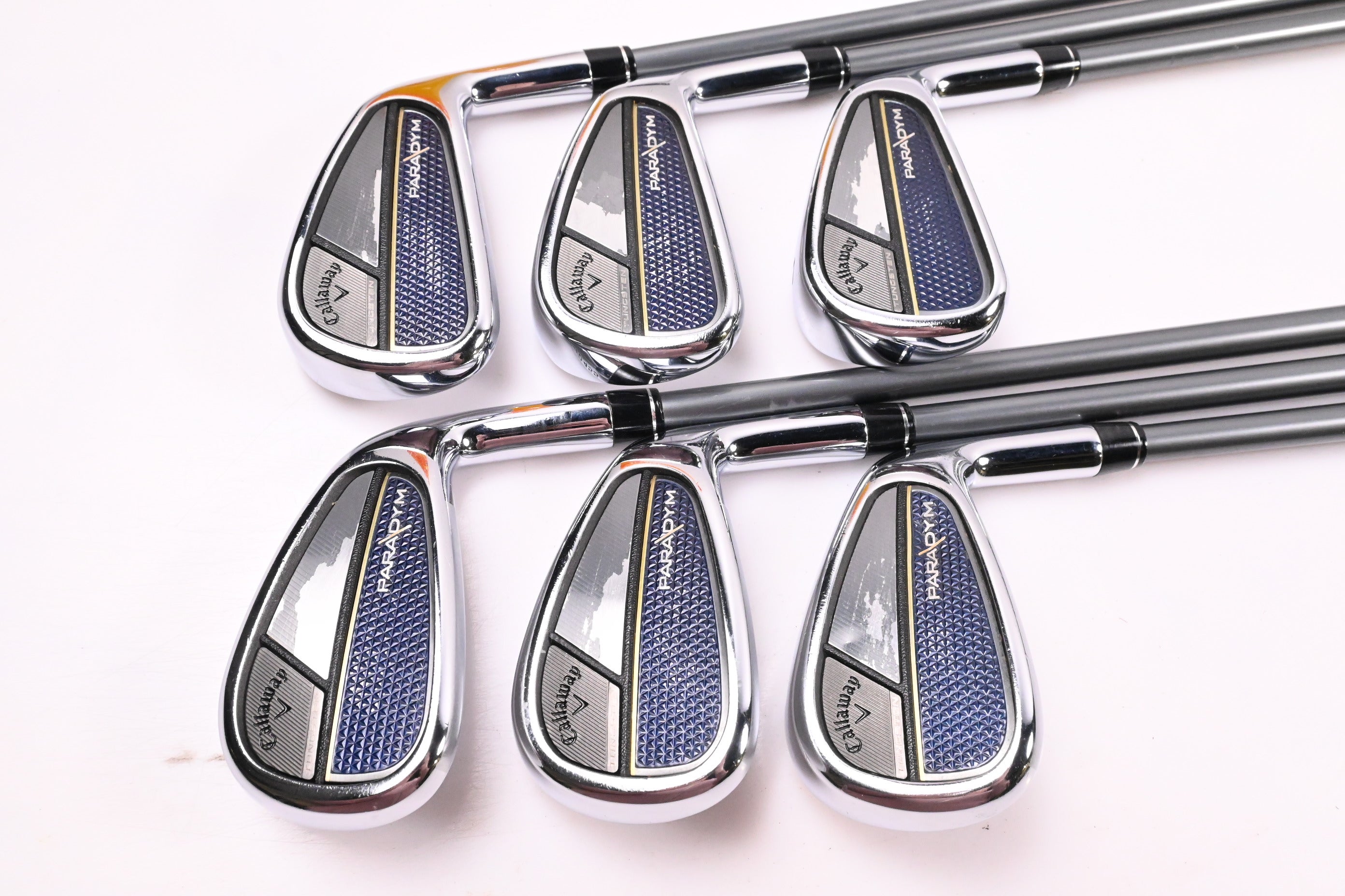 Callaway Paradym Irons / 5-PW / Regular Flex Hzrdus Gen4 Silver 65 Shafts