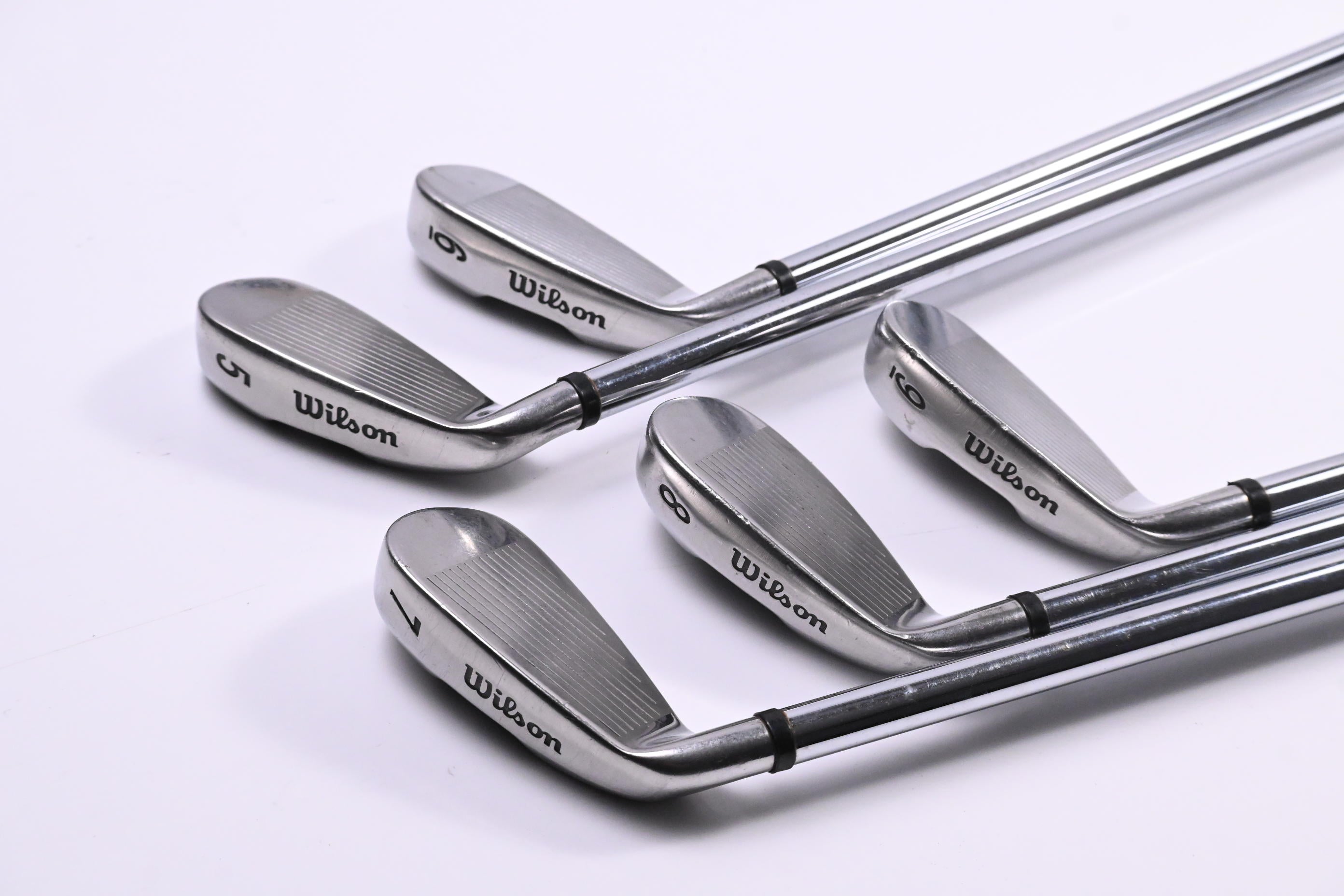 Wilson Deep Red WT Irons / 5-9I / Stiff Flex Wilson Wide Tip Shafts
