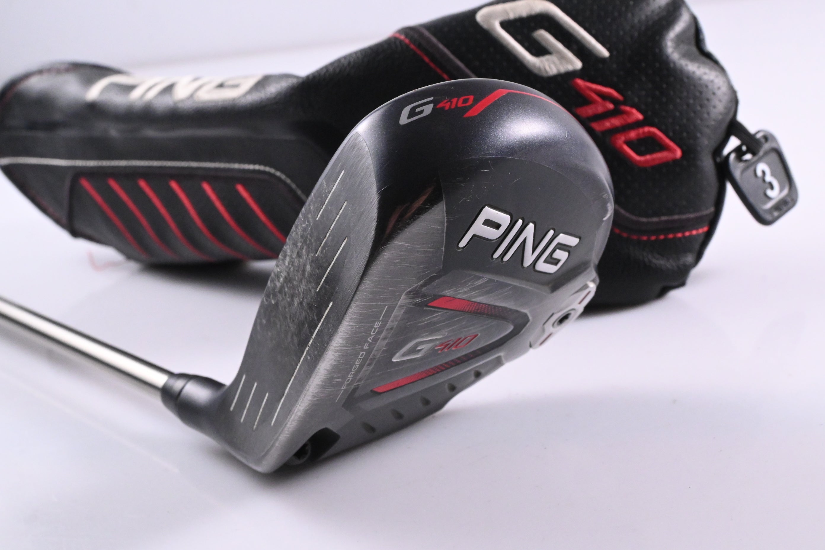 Left Hand Ping G410 #3 Wood / 14.5 Degree / Stiff Flex Ping Tour 65 Shaft