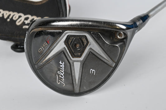 Titleist 915 F #3 Wood / 15 Degree / Regular Flex Diamana M+ 60 Shaft