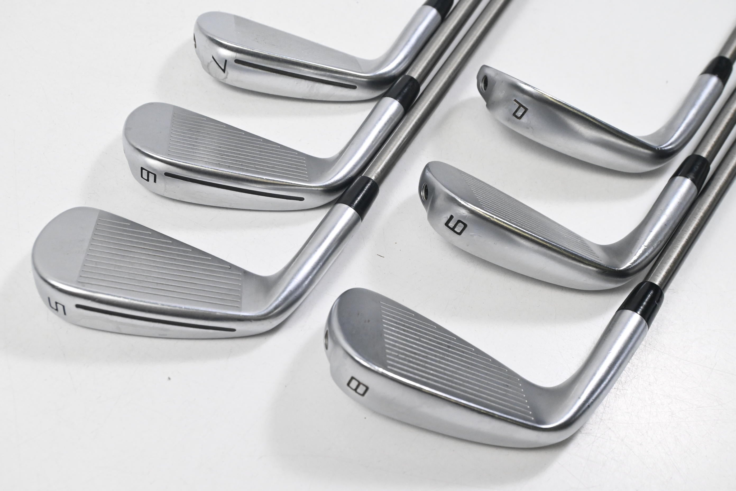 Taylormade P790 2021 Irons / 5-PW / Stiff Flex Aerotech Steelfiber i70 CW Shafts