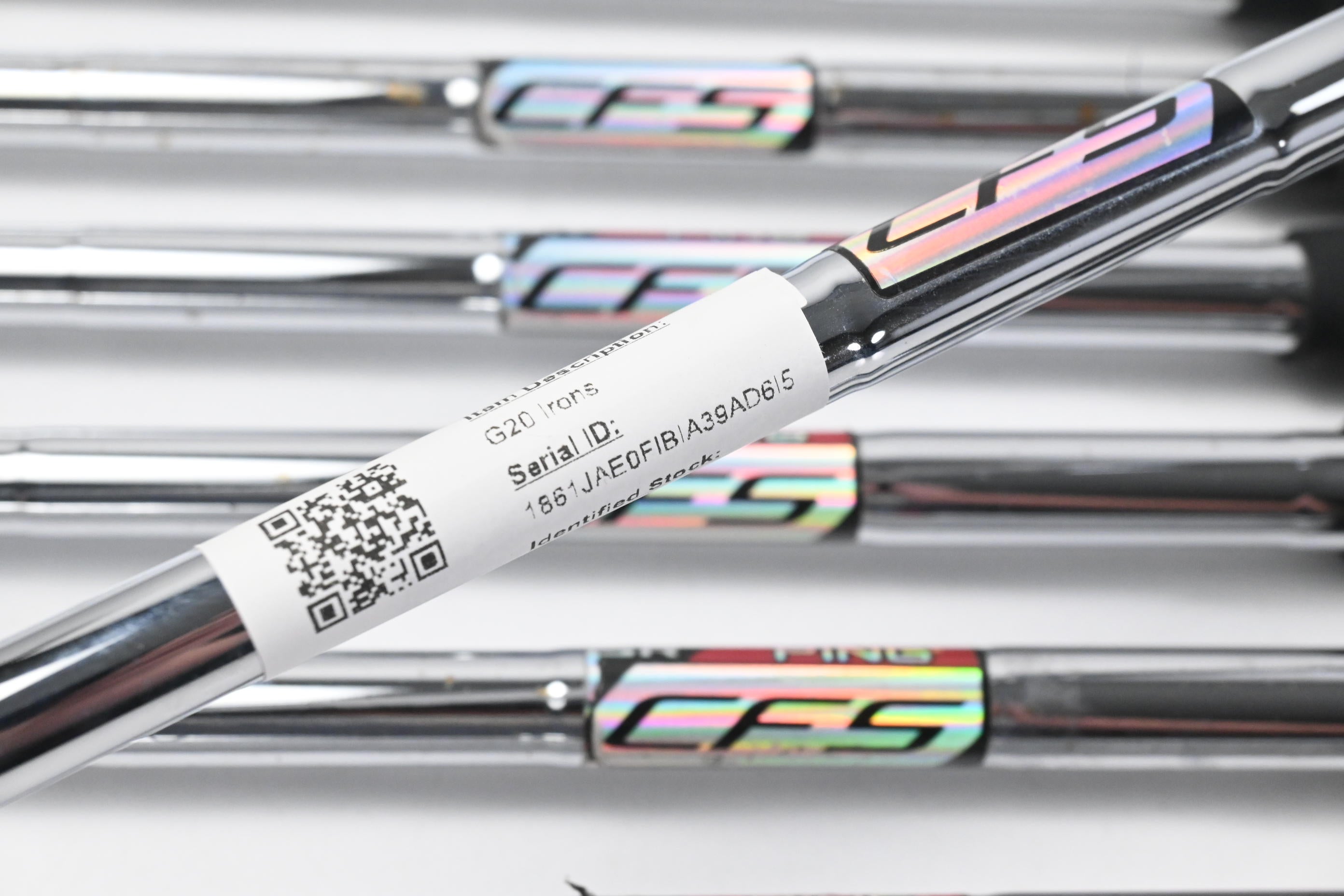 Ping G20 Irons / 6-PW+SW+LW / Black Dot / Senior Flex Ping CFS Shafts