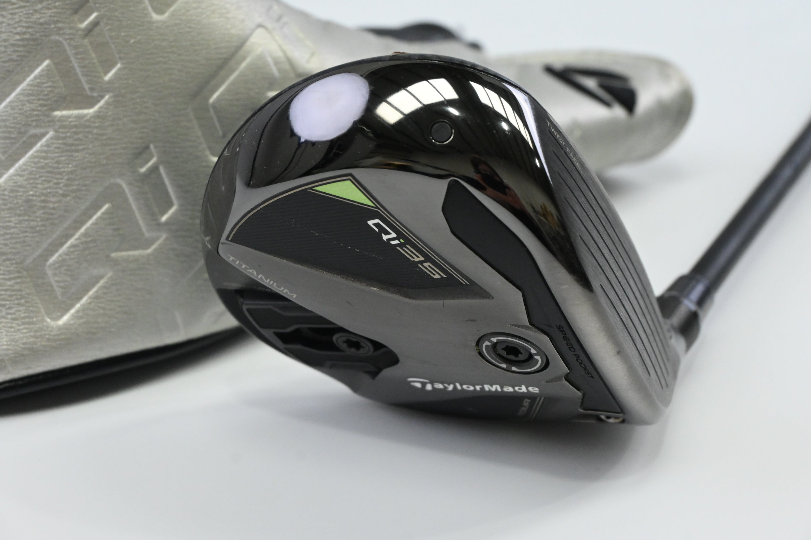 Taylormade Qi35 Tour #3 Wood / 15 Degree / Stiff Flex Kai'li Dark Waves Blue 75