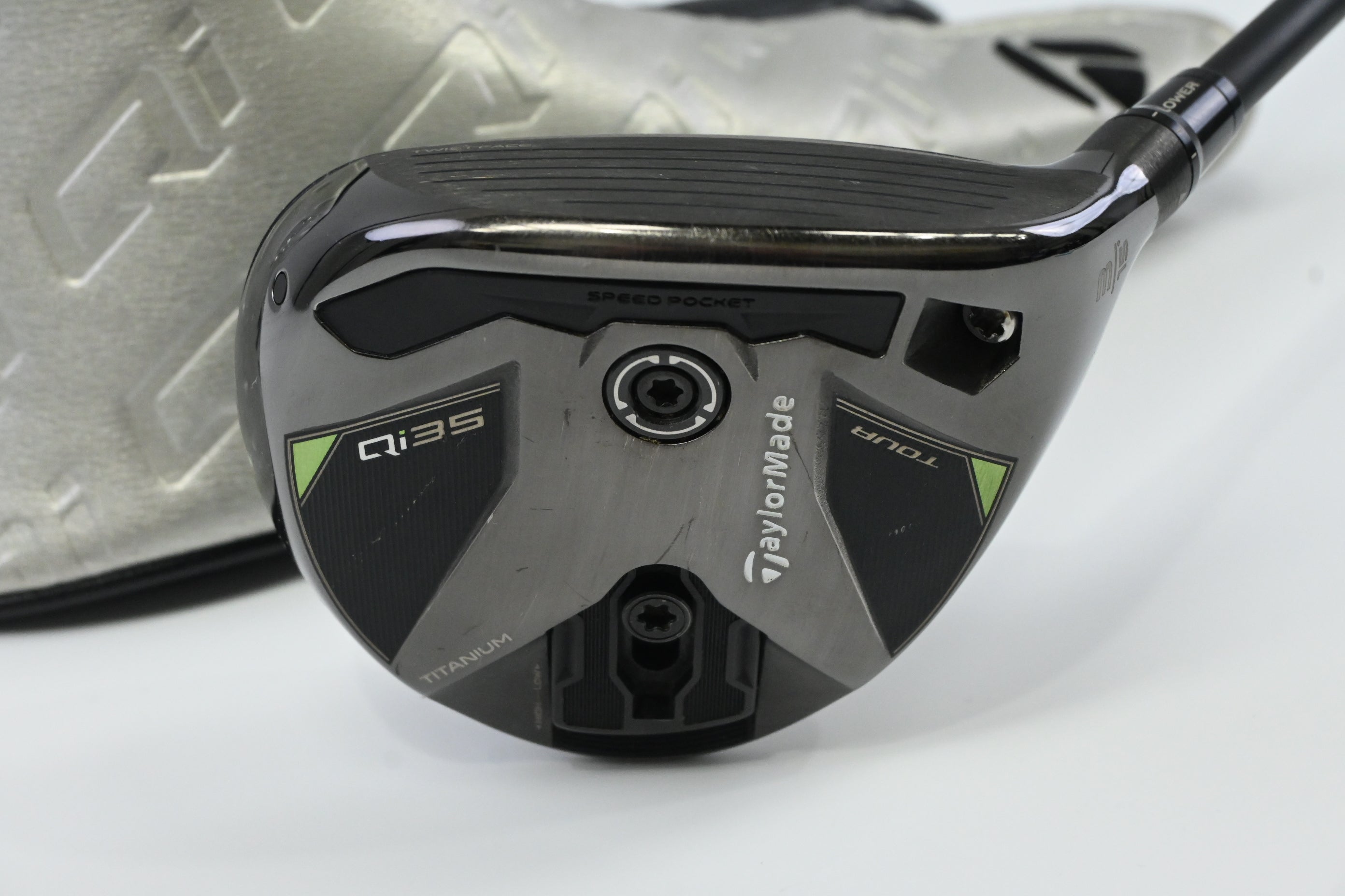 Taylormade Qi35 Tour #3 Wood / 15 Degree / Stiff Flex Kai'li Dark Waves Blue 75