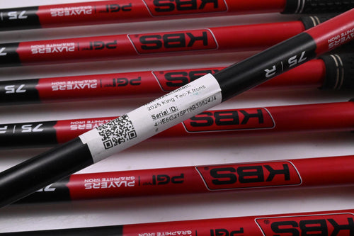 Cobra 2025 King Tec-X Irons / 4-PW+GW / Regular Flex KBS PGI 75 Shafts