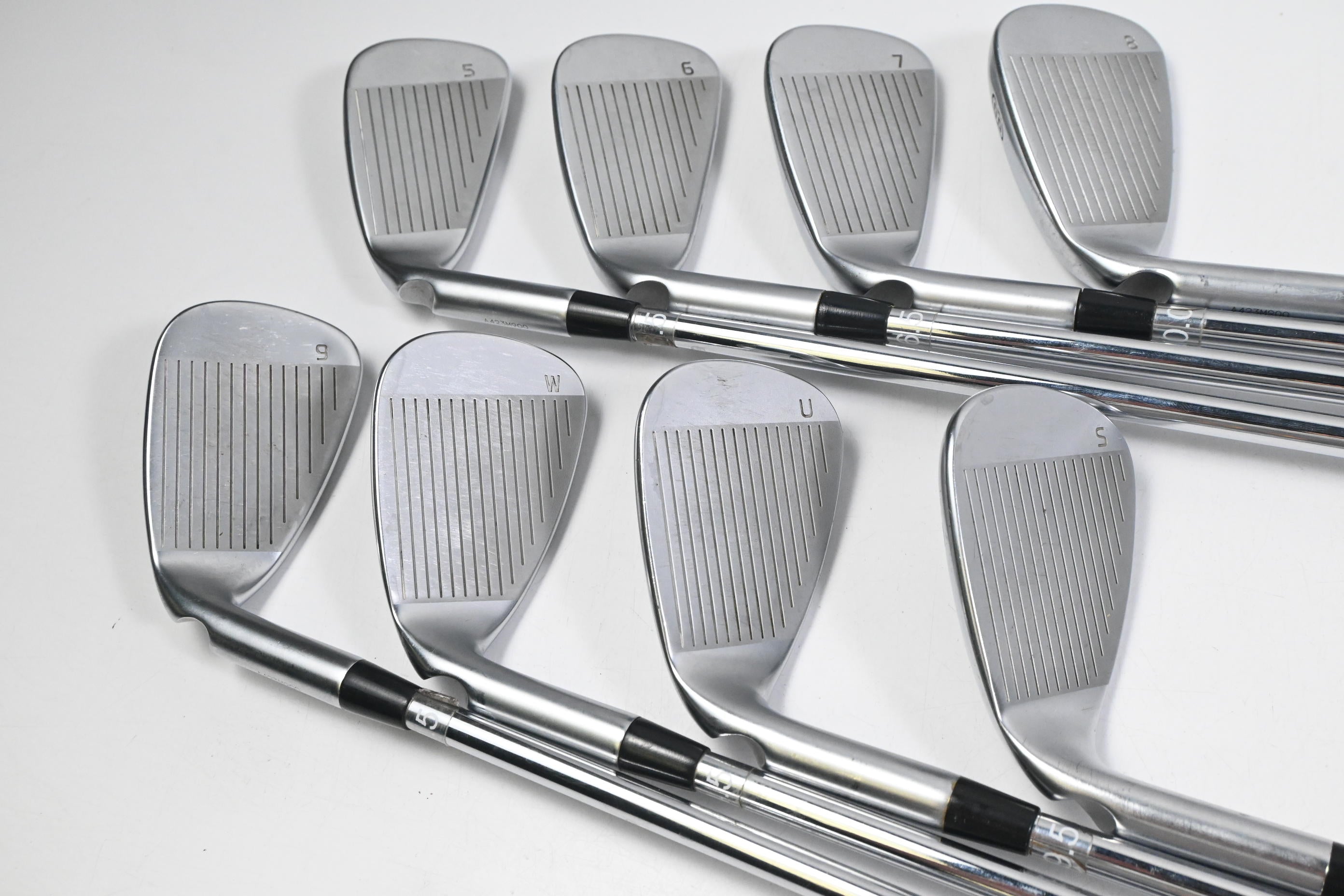 Ping G425 Irons / 5-PW+GW+SW / Blue Dot / Regular Flex Ping AWT 2.0 Shafts