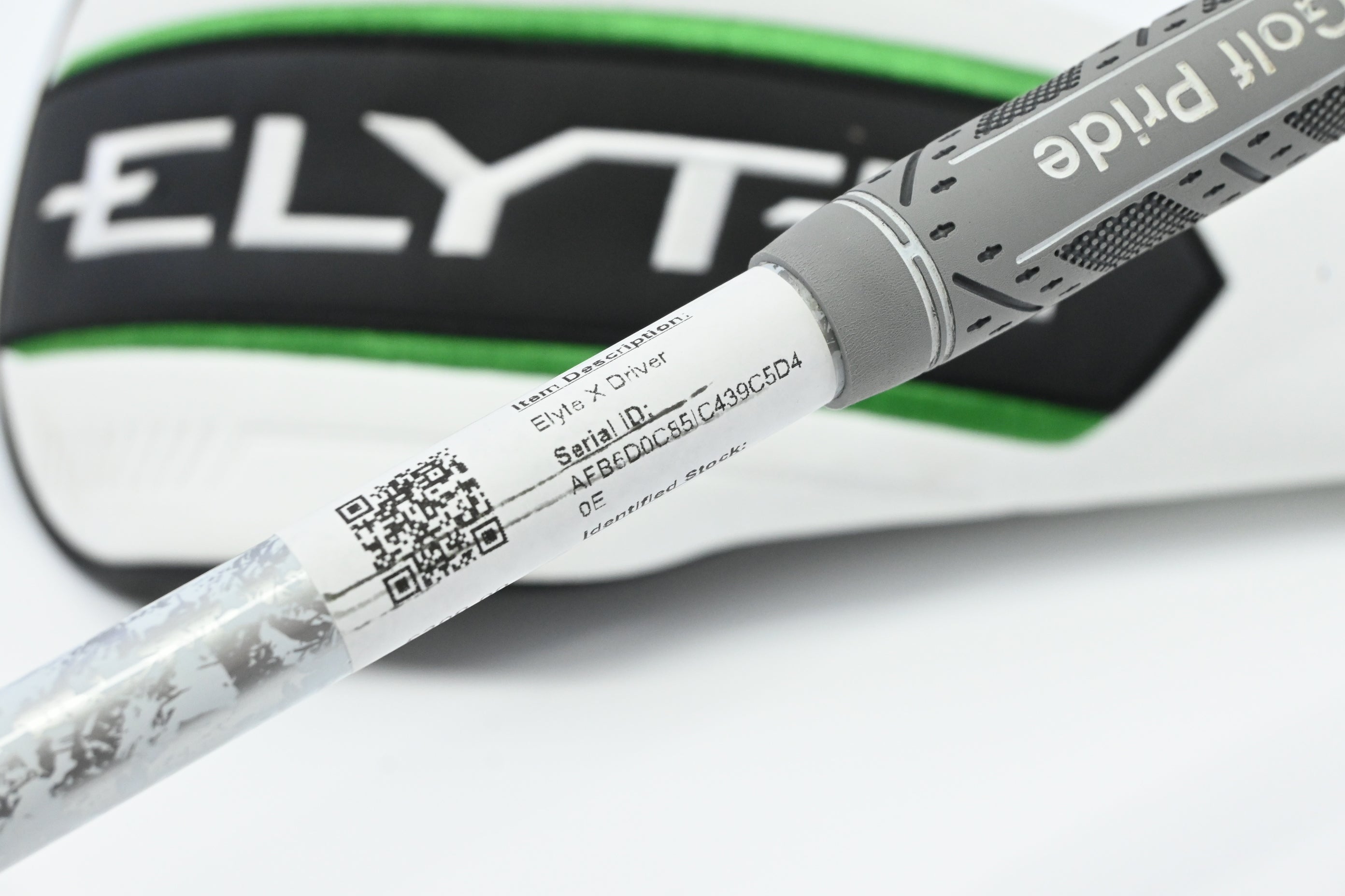 Callaway Elyte X Driver / 12 Degree / Regular Flex Denali Charcoal 50 Shaft