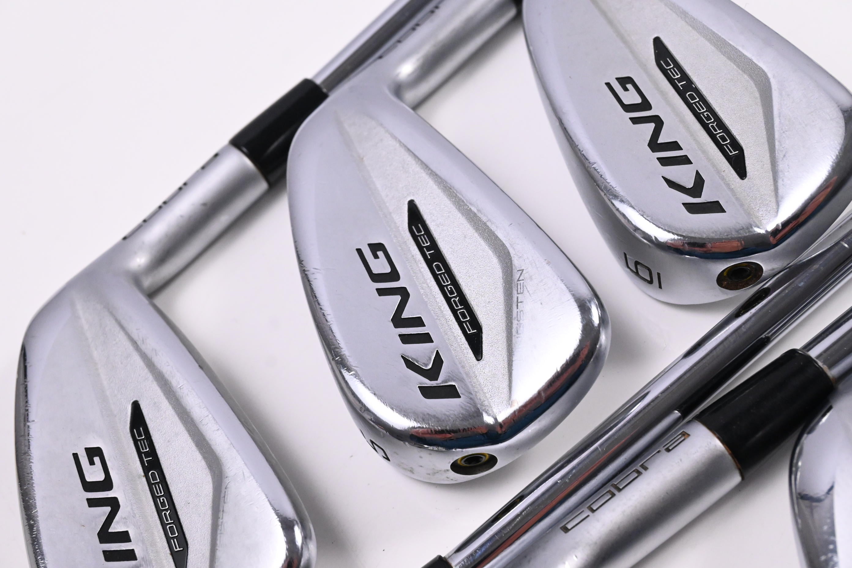 Cobra King Forged Tec 2020 Irons / 4-PW / Stiff Flex KBS $-Taper Lite Shafts