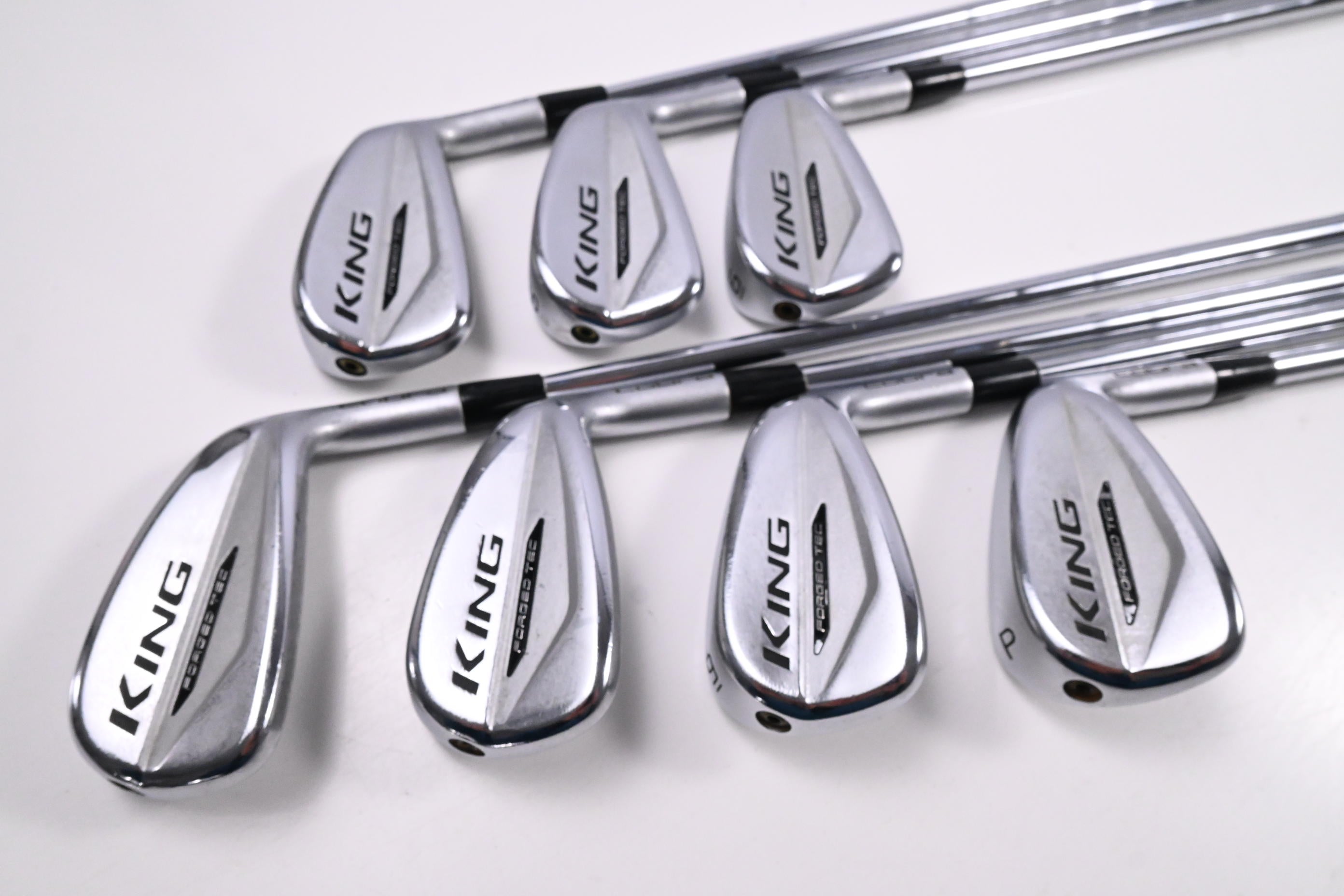 Cobra King Forged Tec 2020 Irons / 4-PW / Stiff Flex KBS $-Taper Lite Shafts