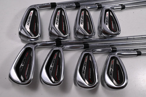 Cobra King F9 Irons / 5-PW+GW+SW / Regular Flex KBS Tour 90 Shafts