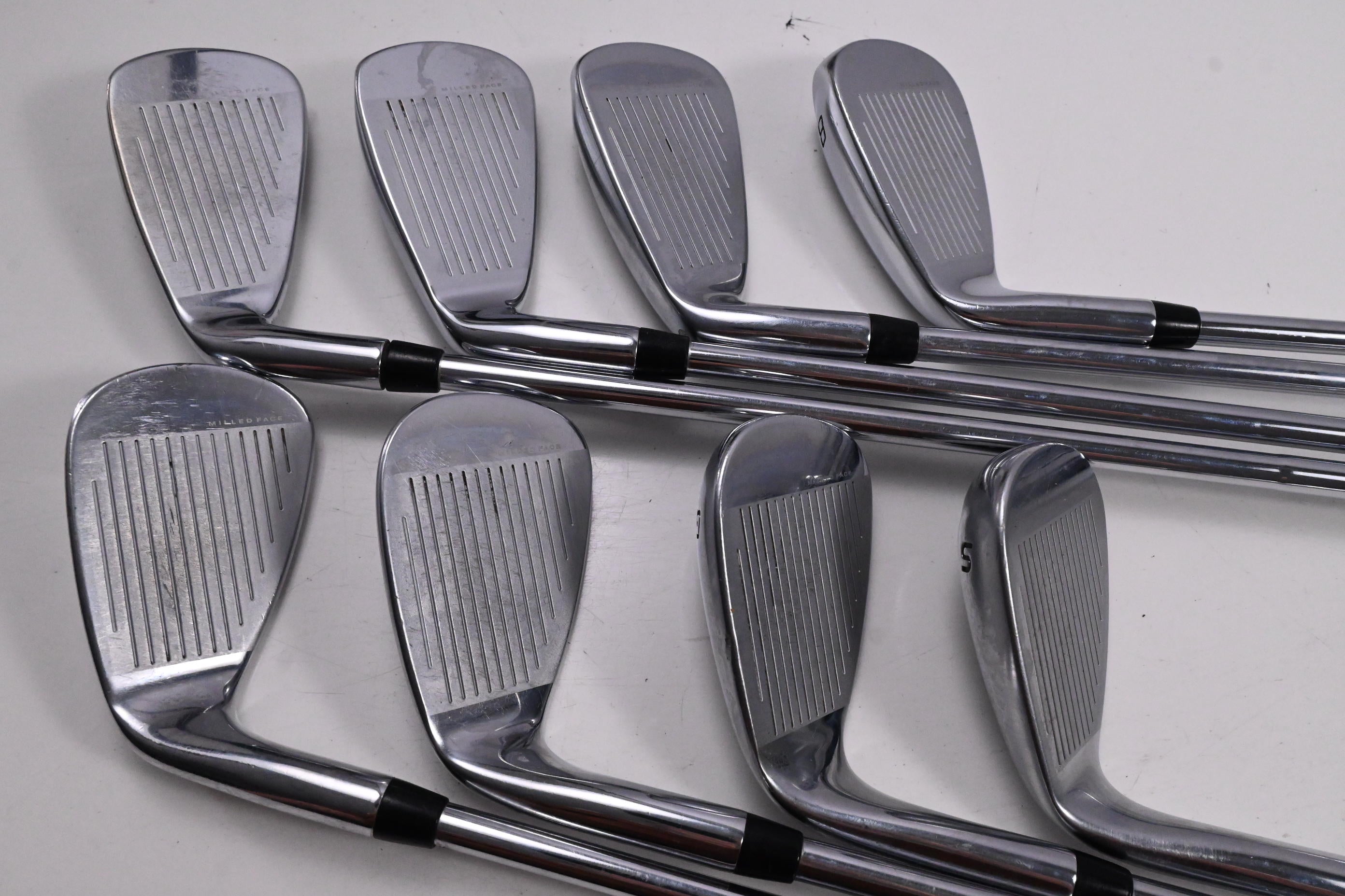 Cobra King F9 Irons / 5-PW+GW+SW / Regular Flex KBS Tour 90 Shafts