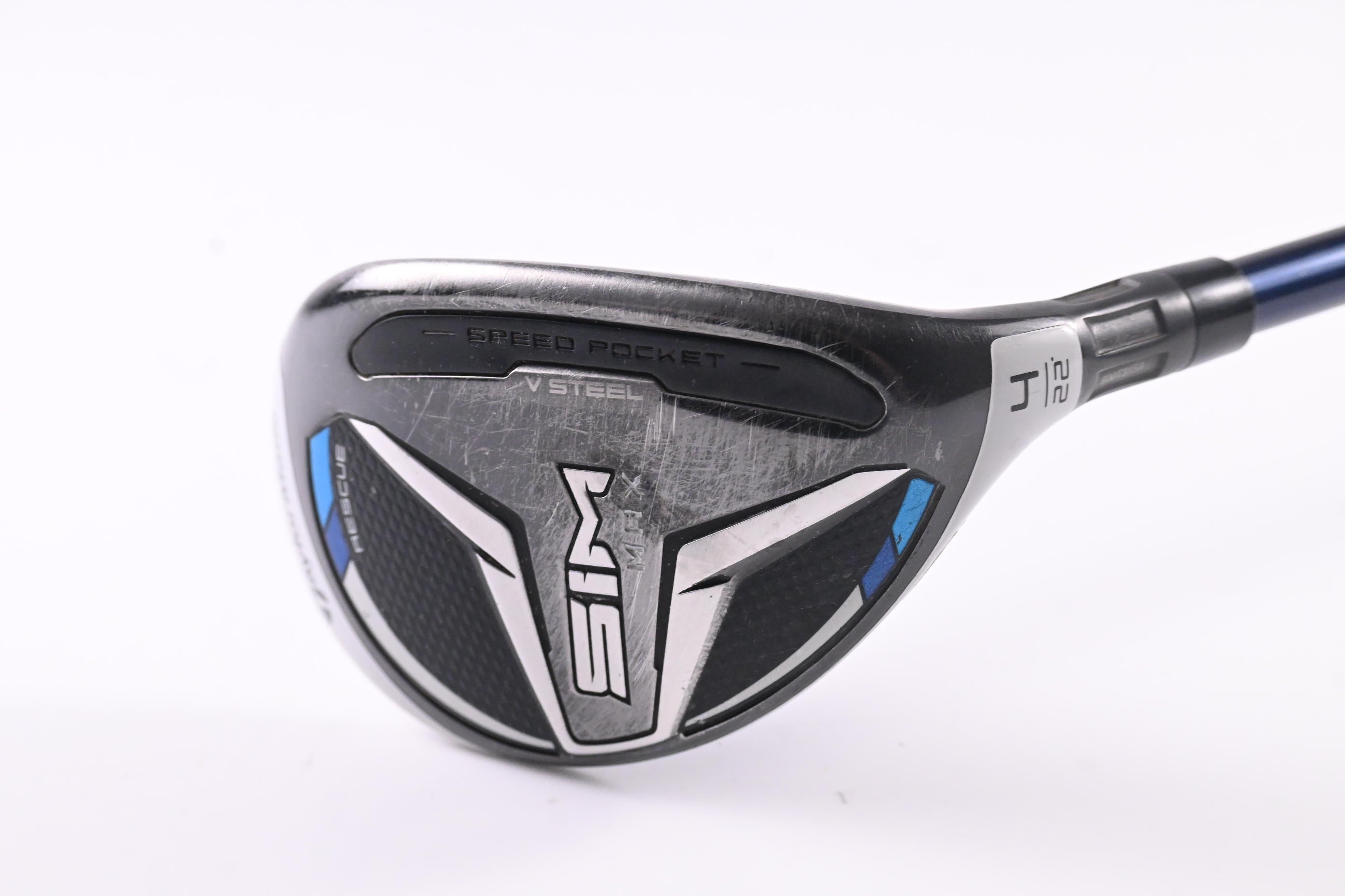 Taylormade SIM Max #4 Hybrid / 22 Degree / Regular Flex Ventus Blue 6 Shaft