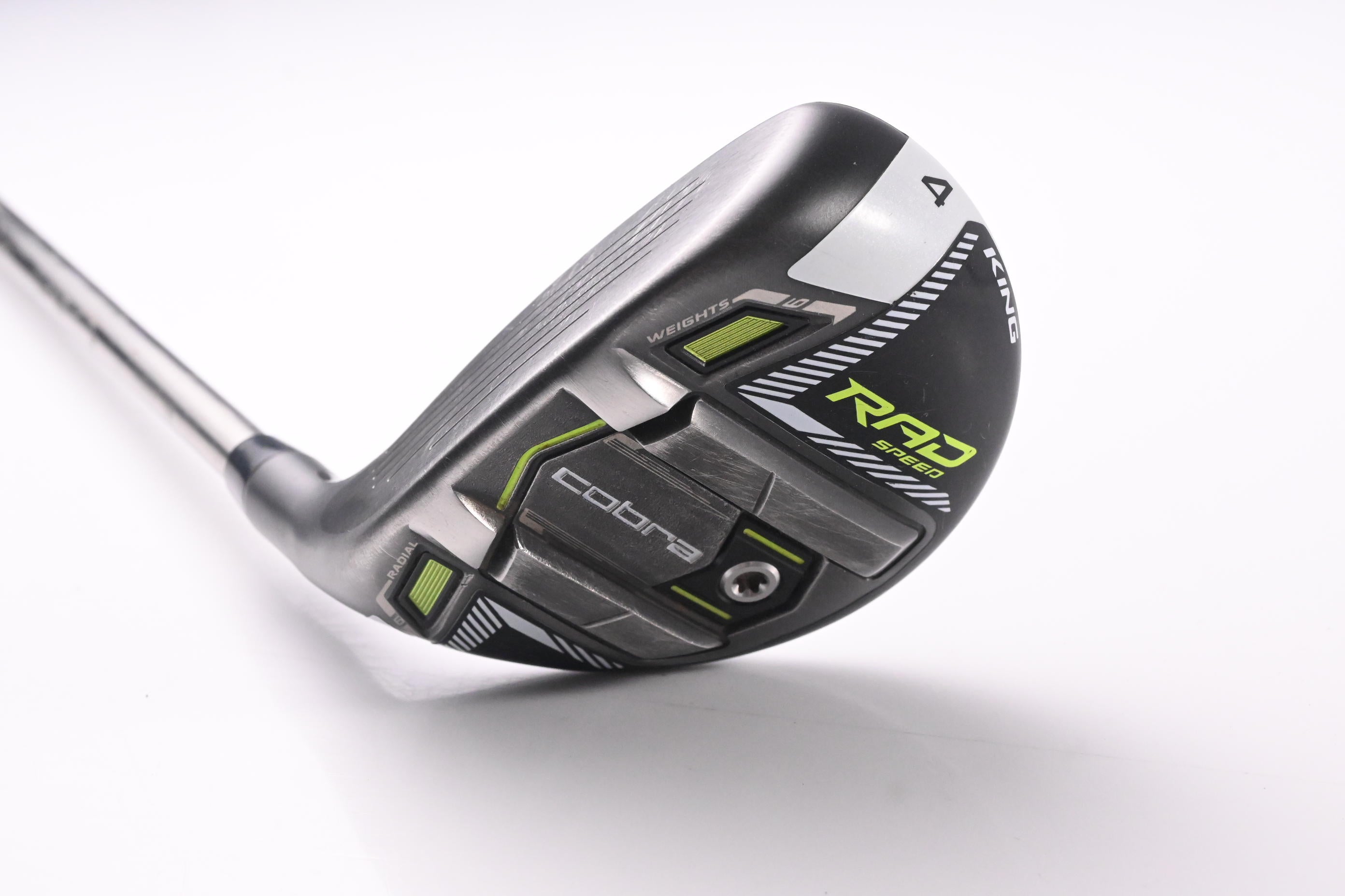 Left Hand Cobra King Radspeed #4 Hybrid / 21 Degree / Stiff Flex UST RECOIL ESX