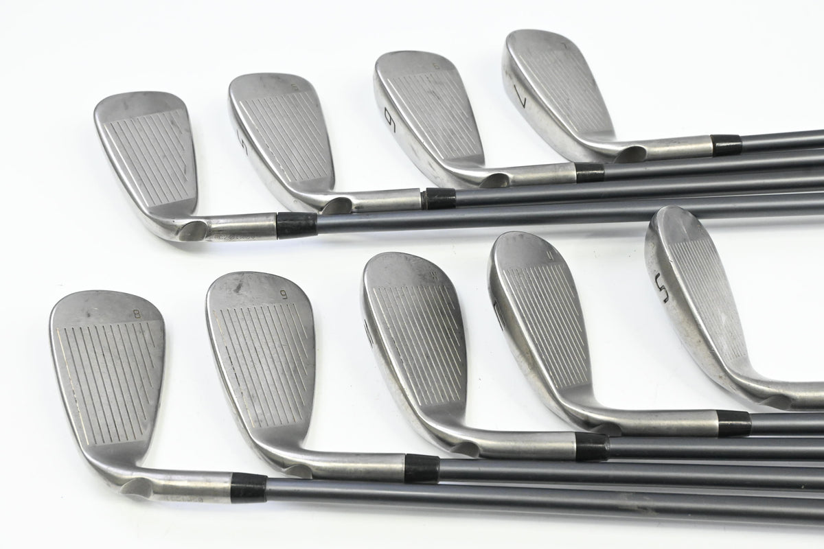 Ping GMax Irons / 4-PW+UW+SW / Silver Dot / Senior Flex Ping CFS 65 Shaft